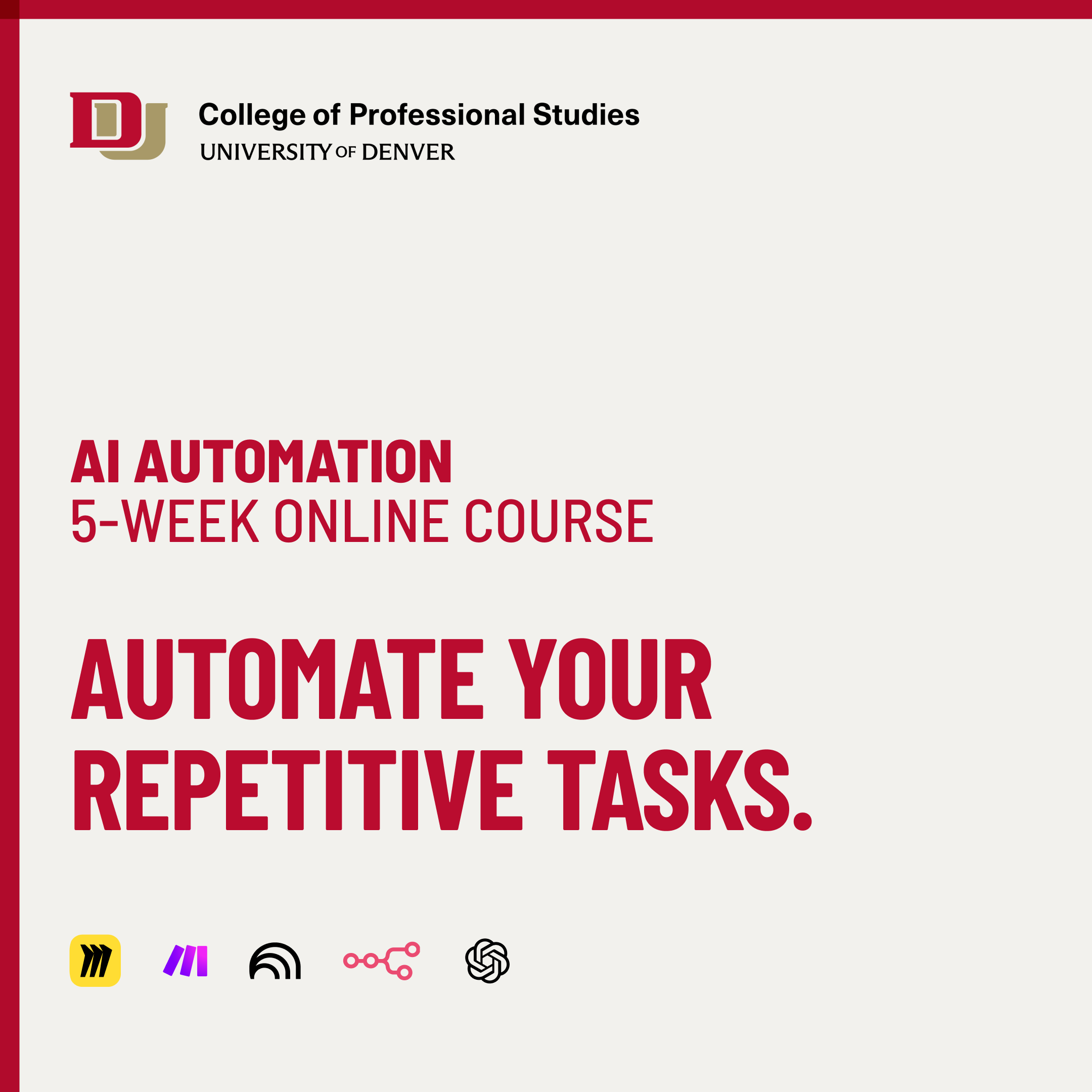 Professional and Workforce Development at the University of Denver Facebook ad