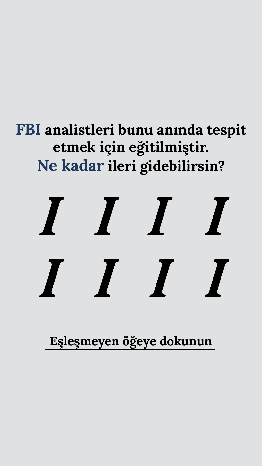 International Brain Test Facebook ad