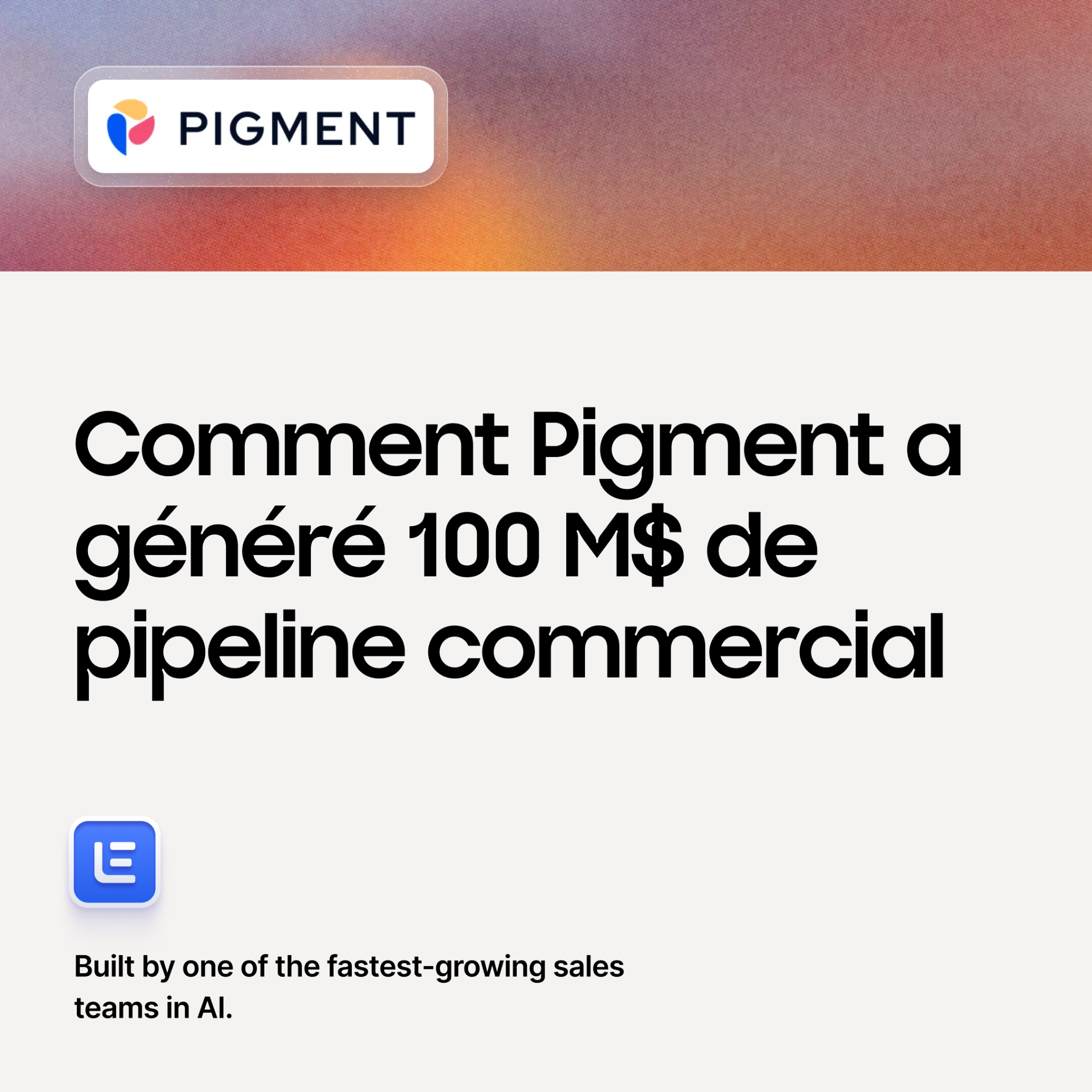 lemlist Facebook ad