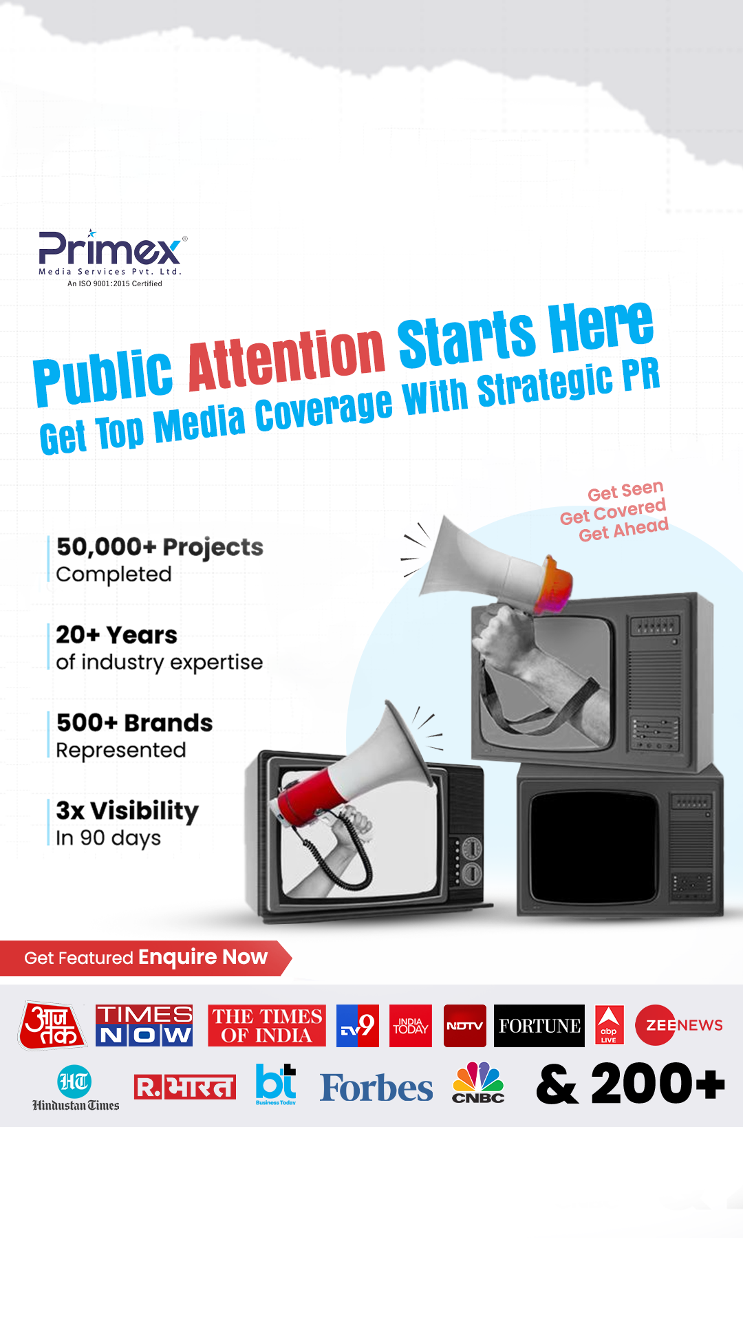 Primex Media Services Pvt. Ltd. Facebook ad from Dec 23, 2025