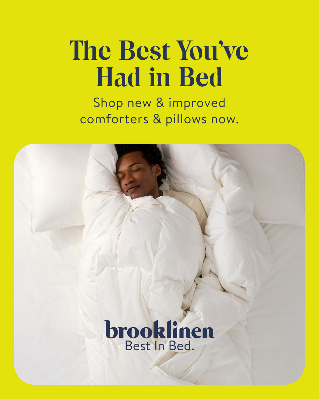 Brooklinen Facebook ad