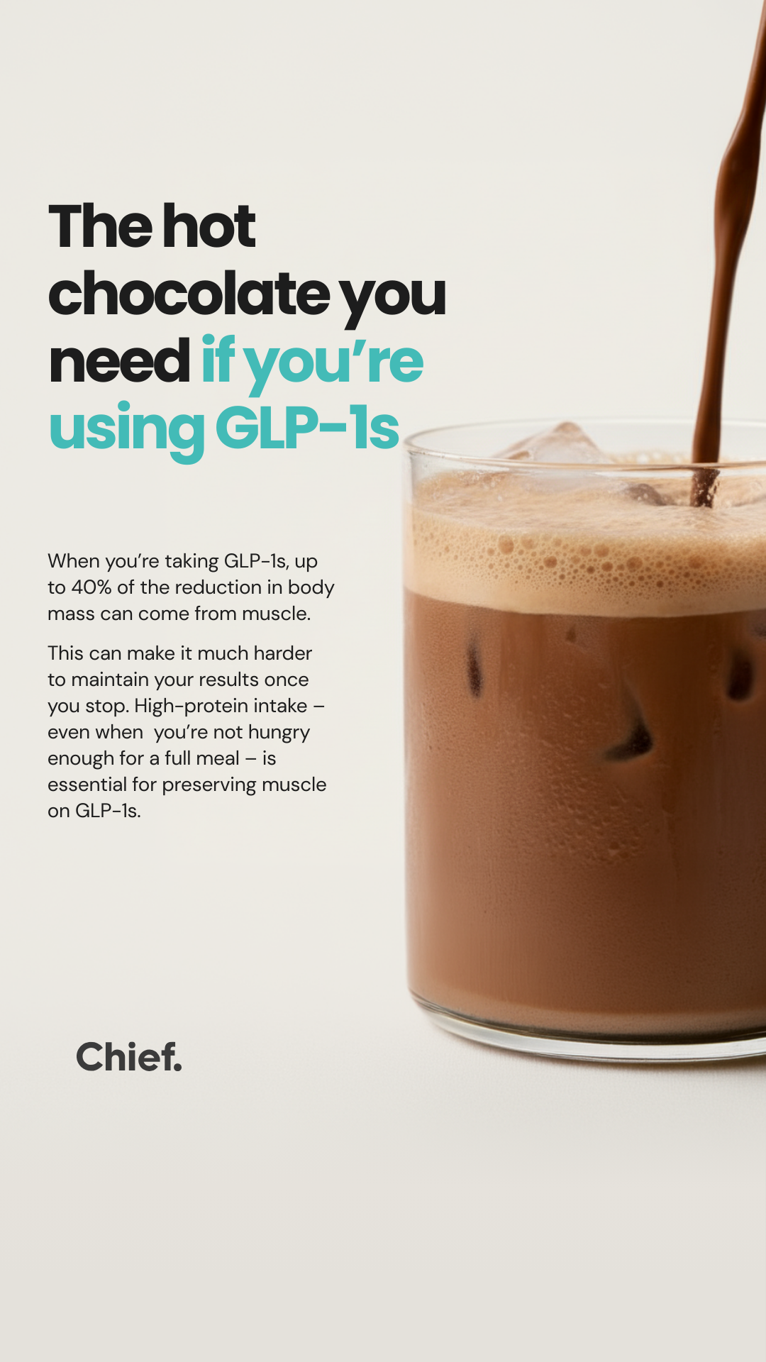 Chief Nutrition Facebook ad