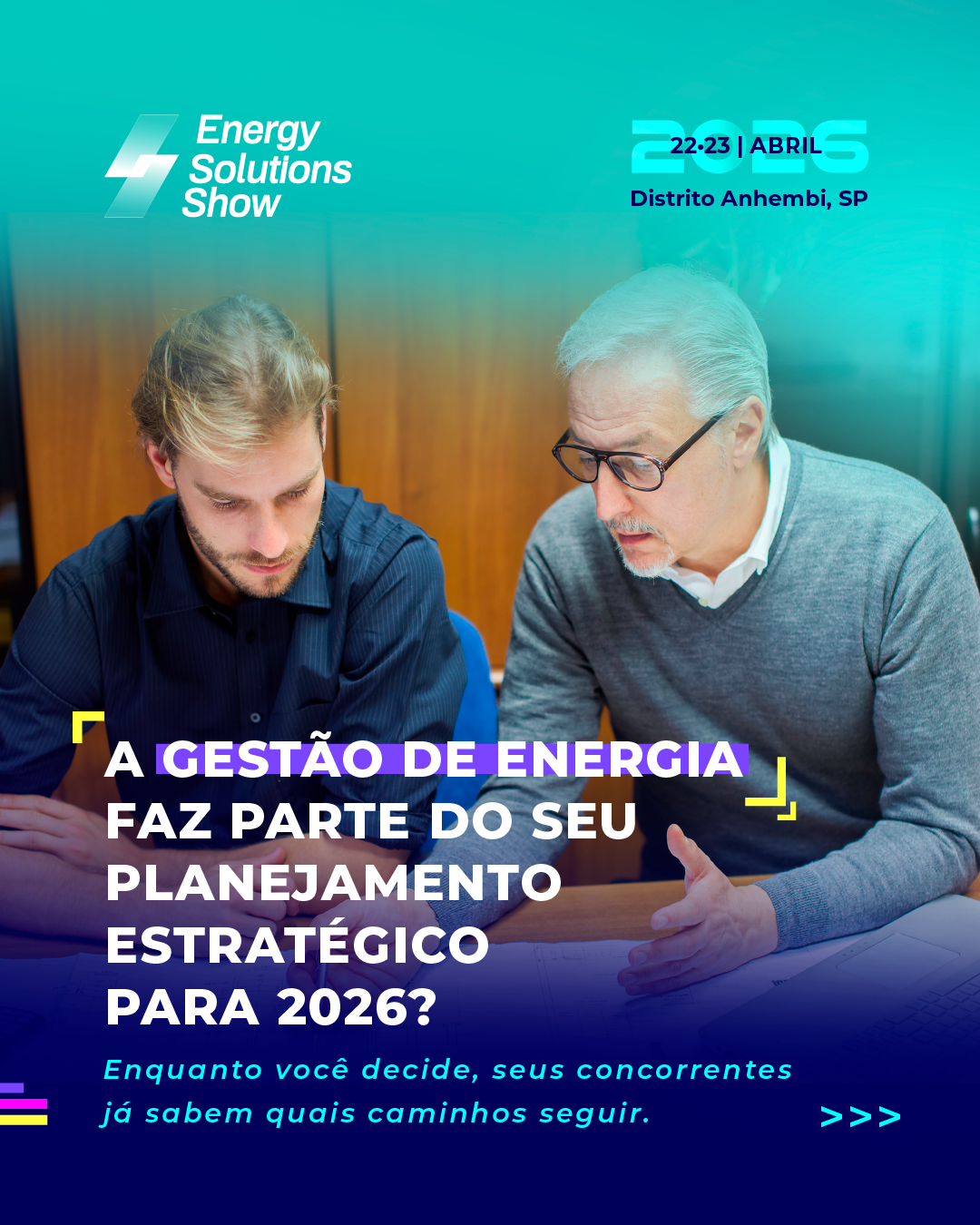 Energy Solutions Show Facebook ad: A gestão de energia já entrou no planejamento…