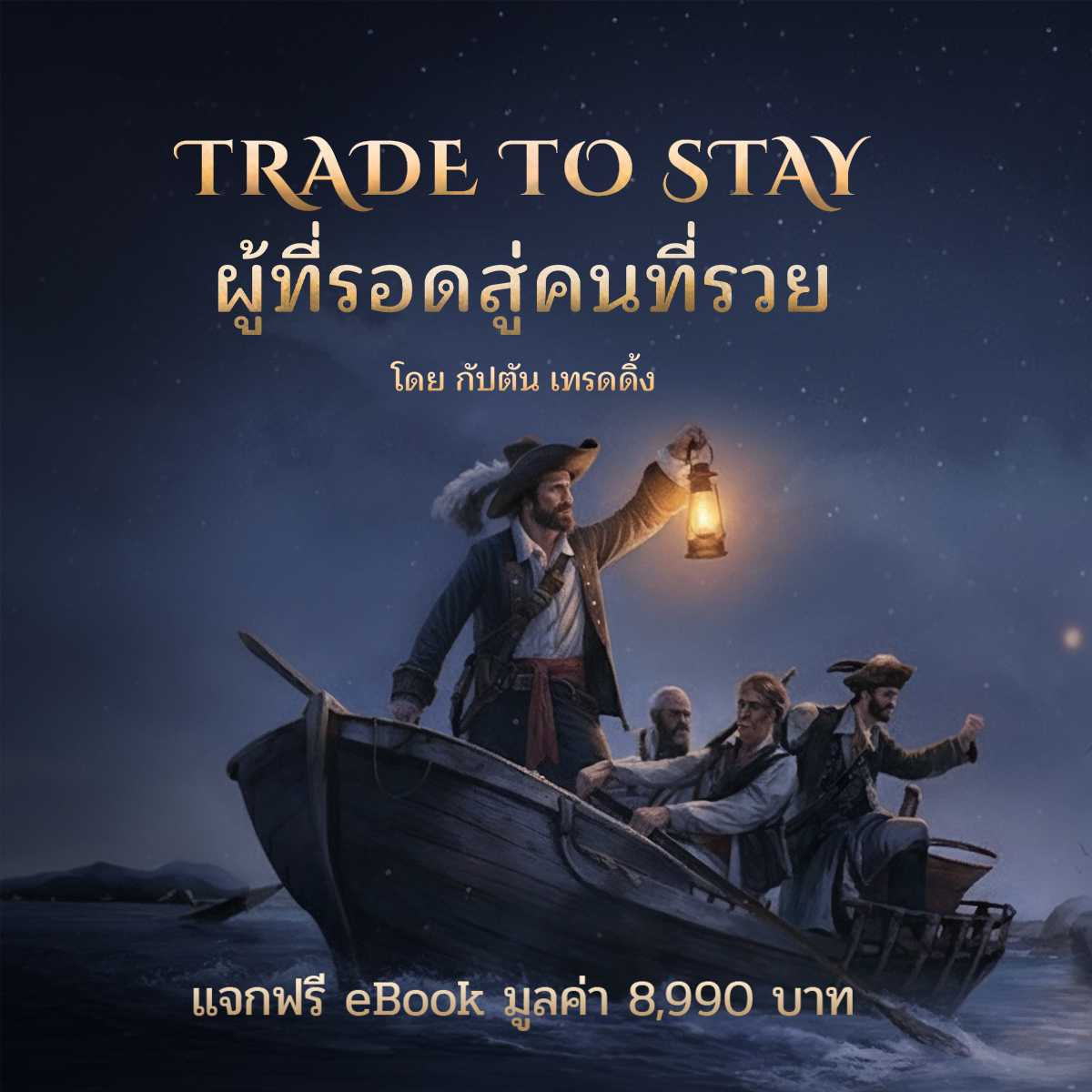 กัปตัน เทรดดิ้ง Facebook ad: ด่วน! อ่านจบ รับ eBook มูลค่า 8,990 บาท ฟรี!