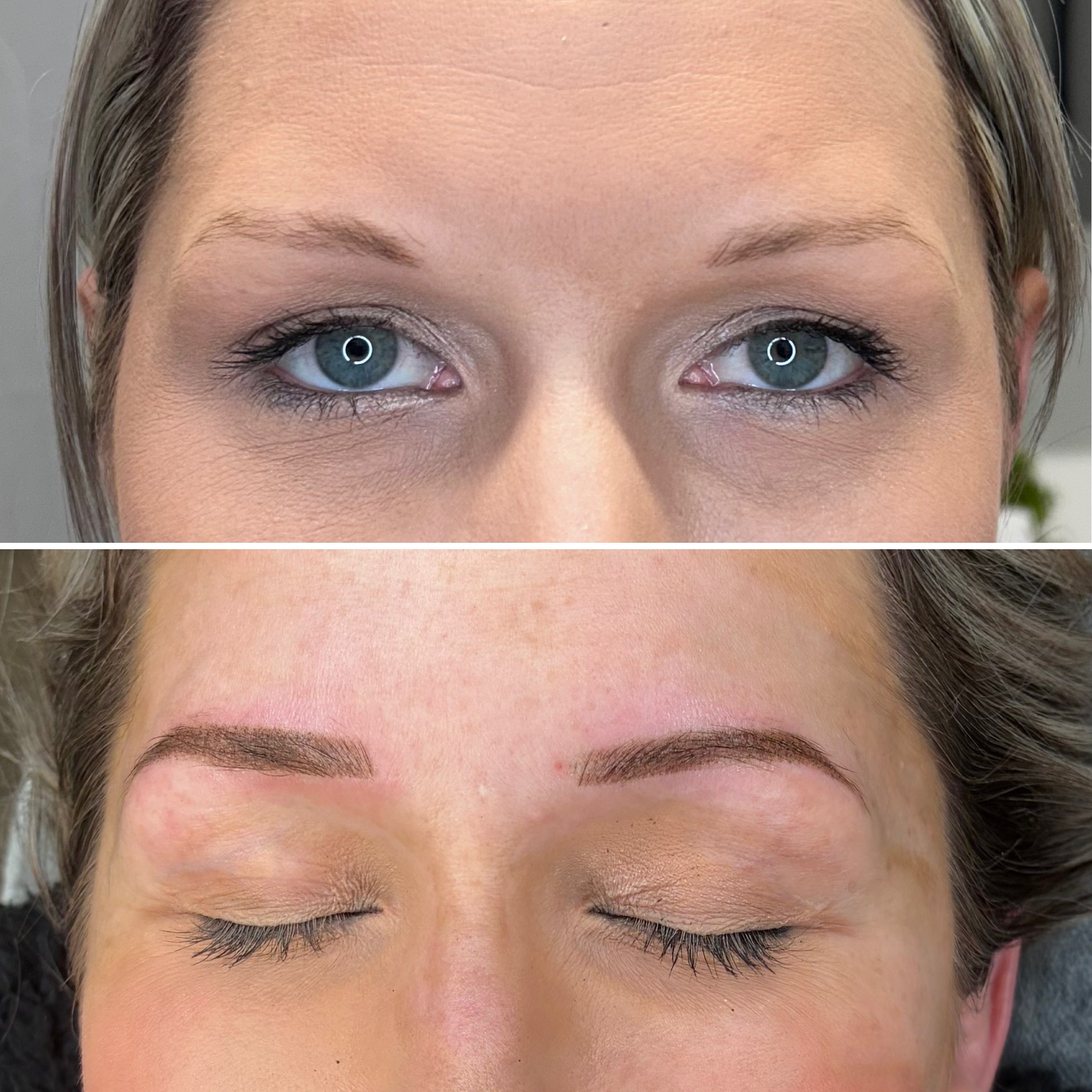Brow balance PMU Facebook ad: Ladies of Telford and surrounding areas, say goodbye…
