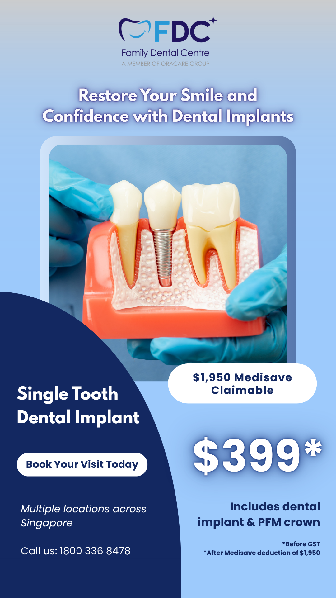 Family Dental Centre Facebook ad from Apr 13, 2026