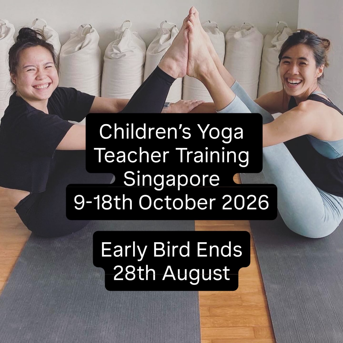 Divine Light Yoga Facebook ad: You won’t just leave my training with a…