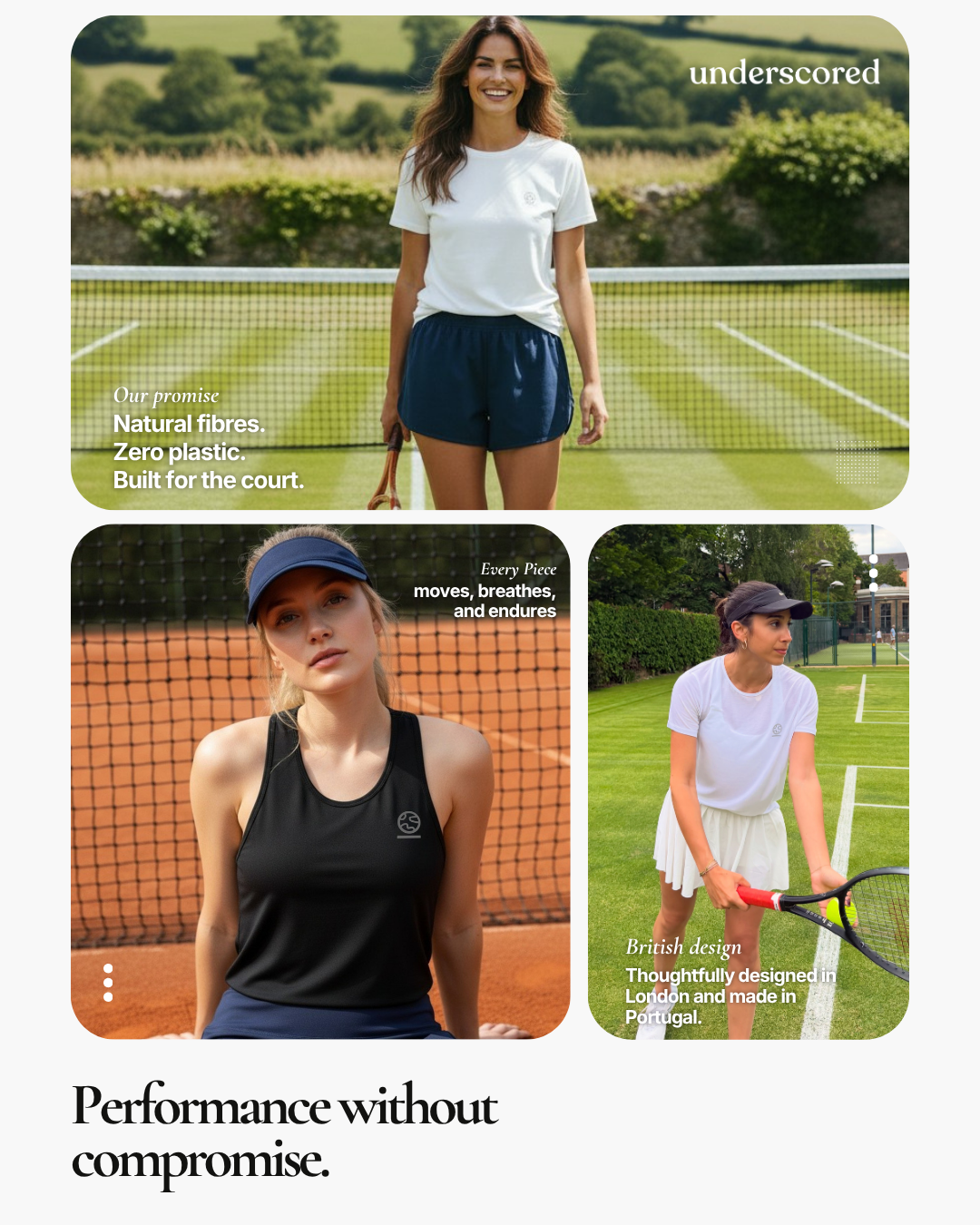 Underscored.uk Facebook ad: Free UK shipping. Free returns.