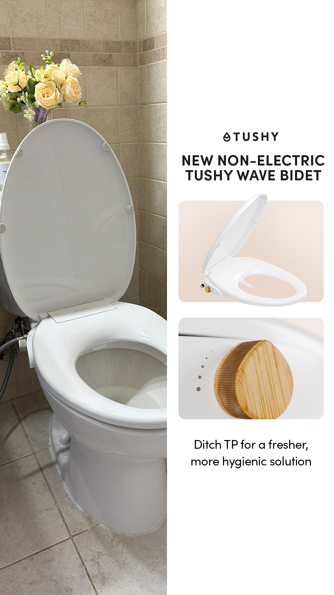 TUSHY Facebook ad