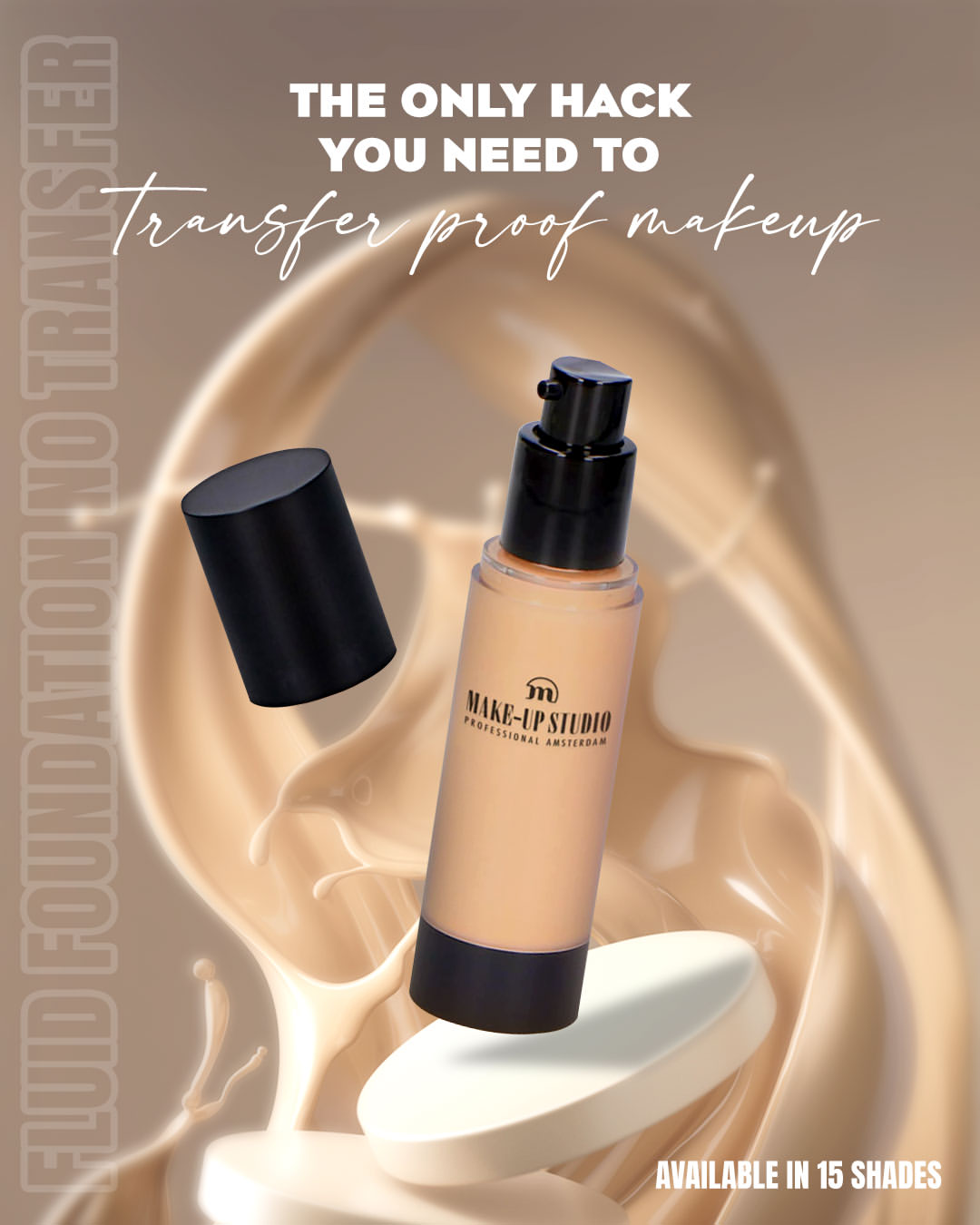 Make-up Studio Pro India Facebook ad: 𝐅𝐥𝐚𝐭 𝟏𝟓% 𝐎𝐅𝐅.