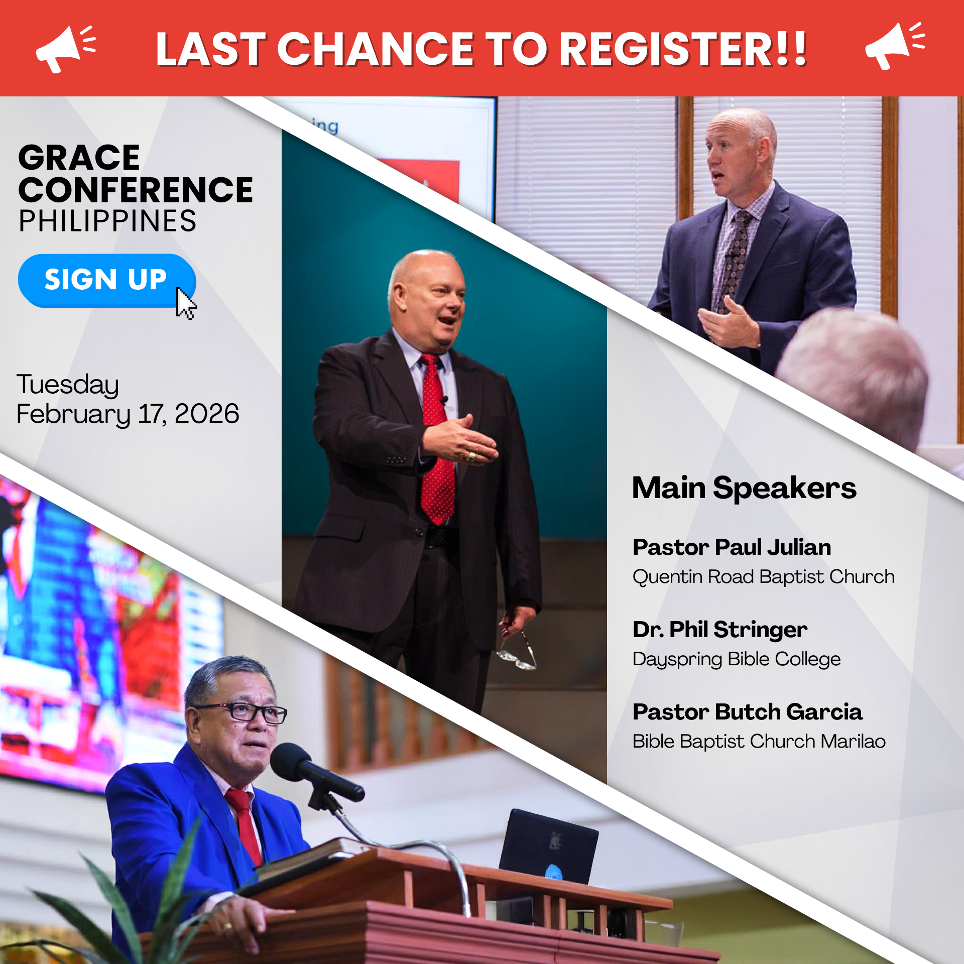 Dayspring Baptist College Facebook ad: Grace Conference 2026