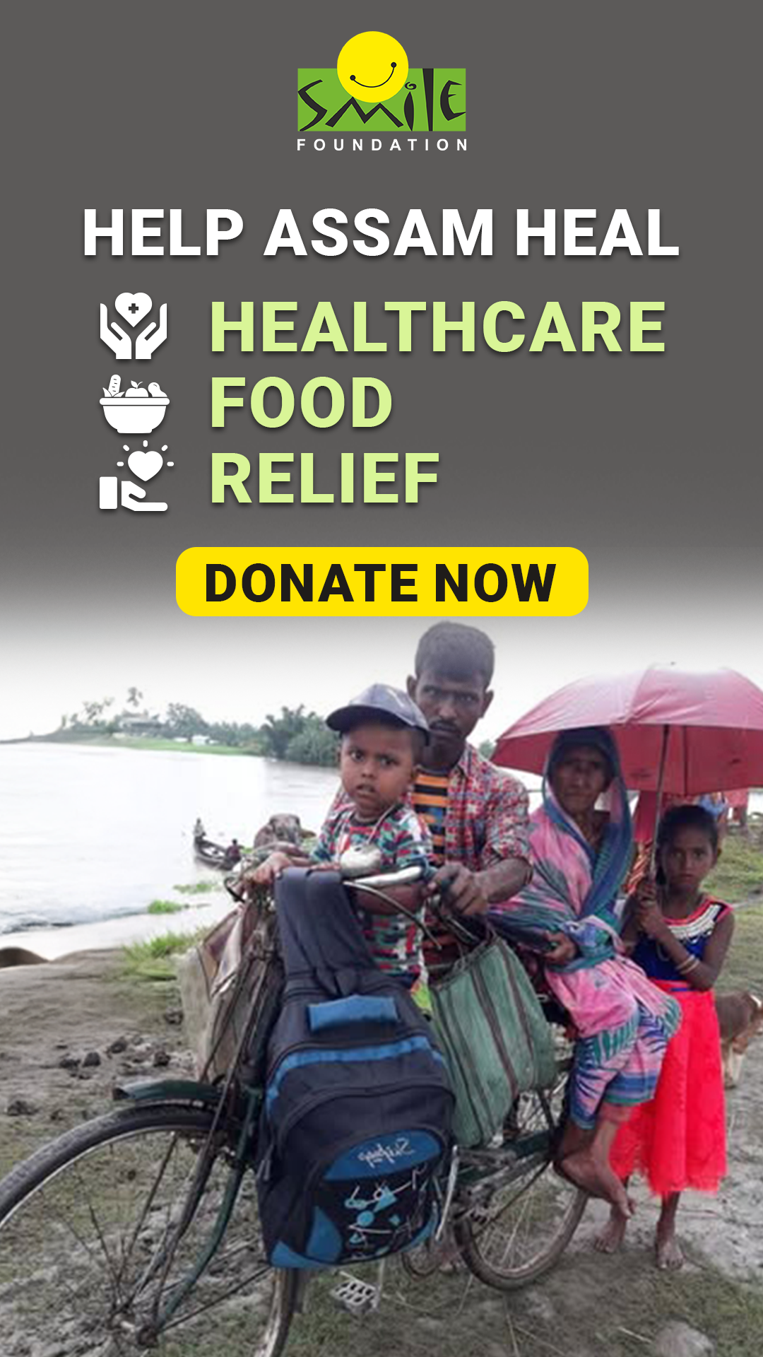 smilefoundation Facebook ad