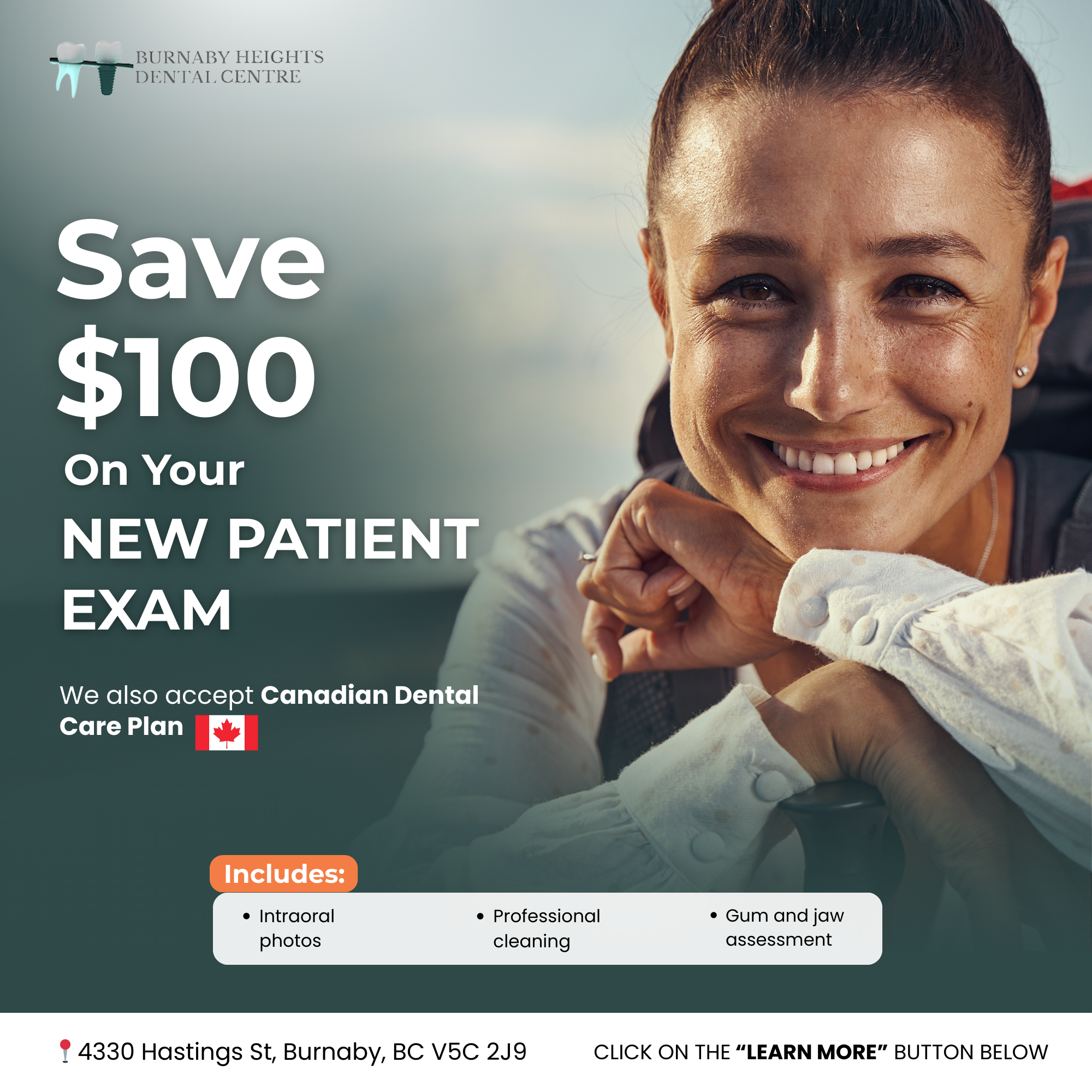 Burnaby Heights Dental Centre Facebook ad