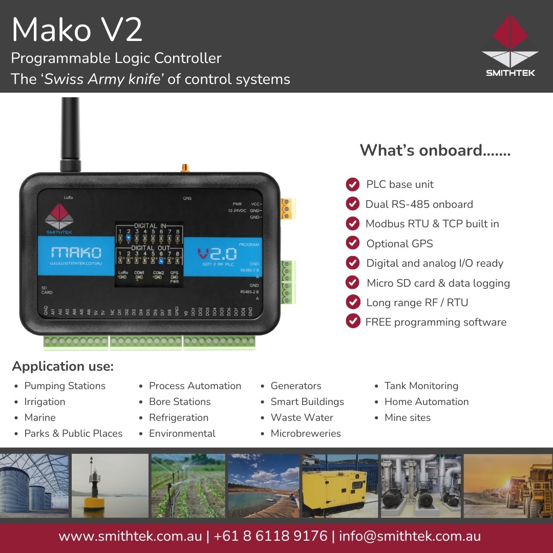 Smithtek Facebook ad: SMITHTEK | Telemetry | Automation & Control | IOT | Perth…