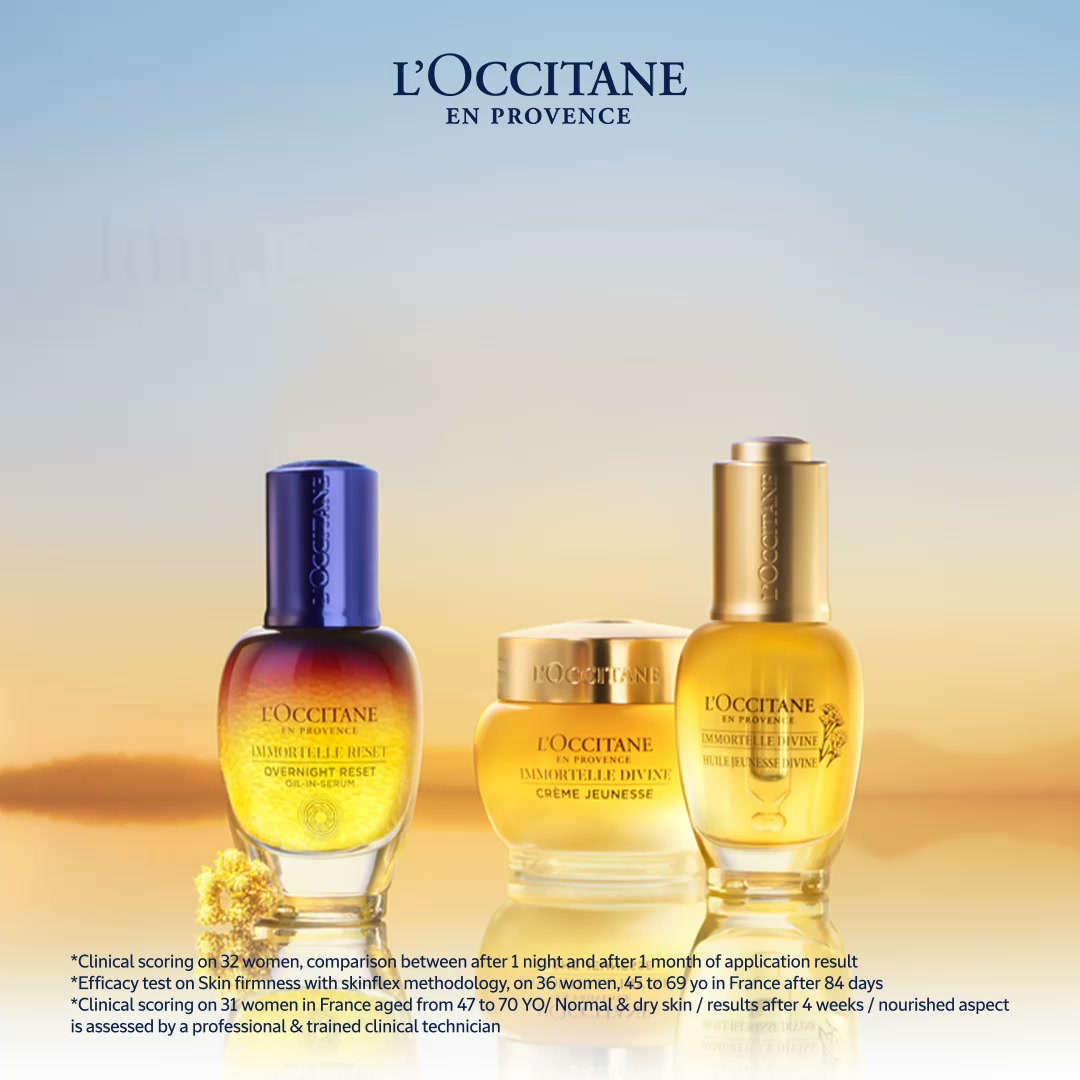 L'OCCITANE en Provence Facebook ad: 3 Steps to Nourished Skin