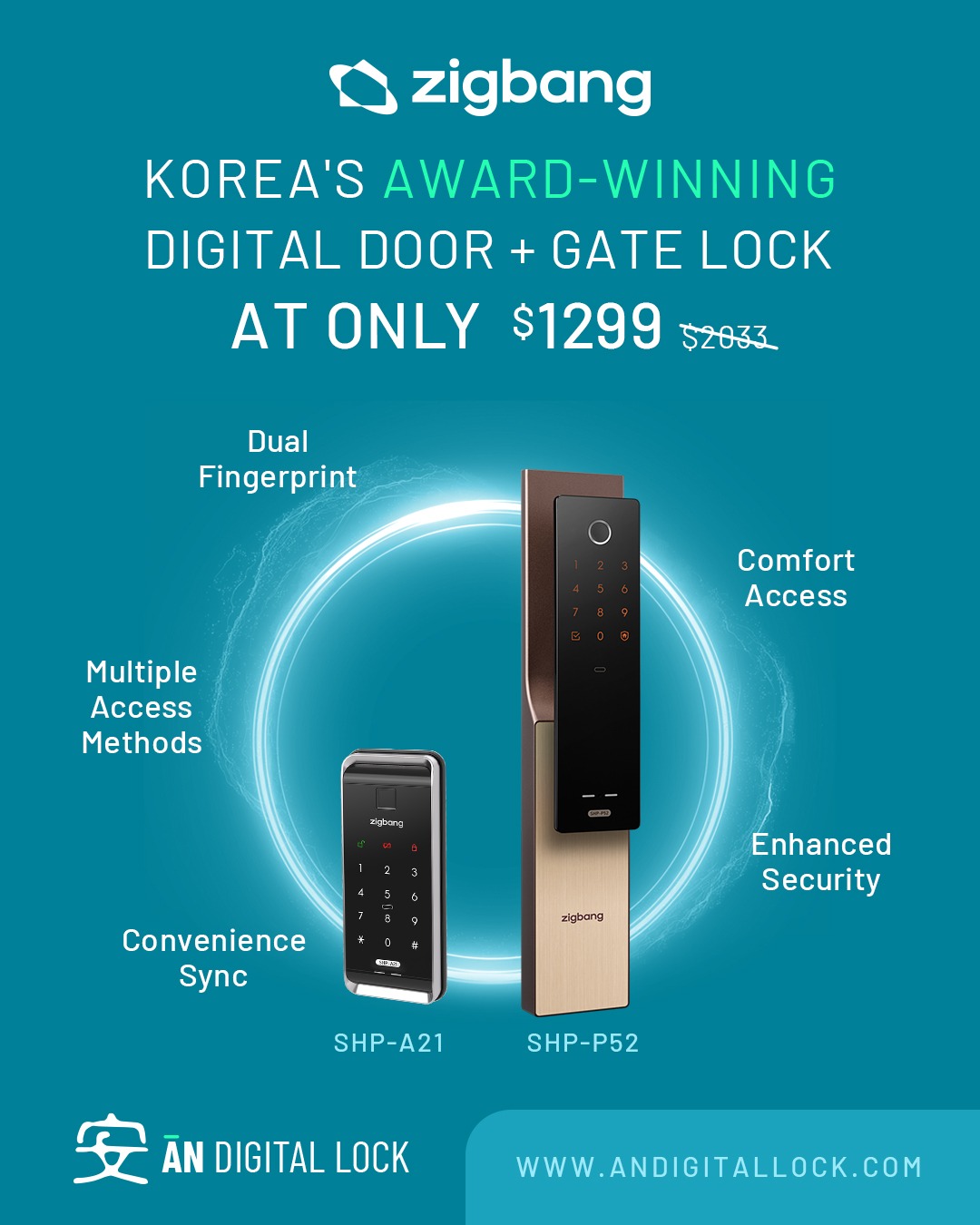 AN Digital Lock Facebook ad: The Hottest Selling Digital Lock Now