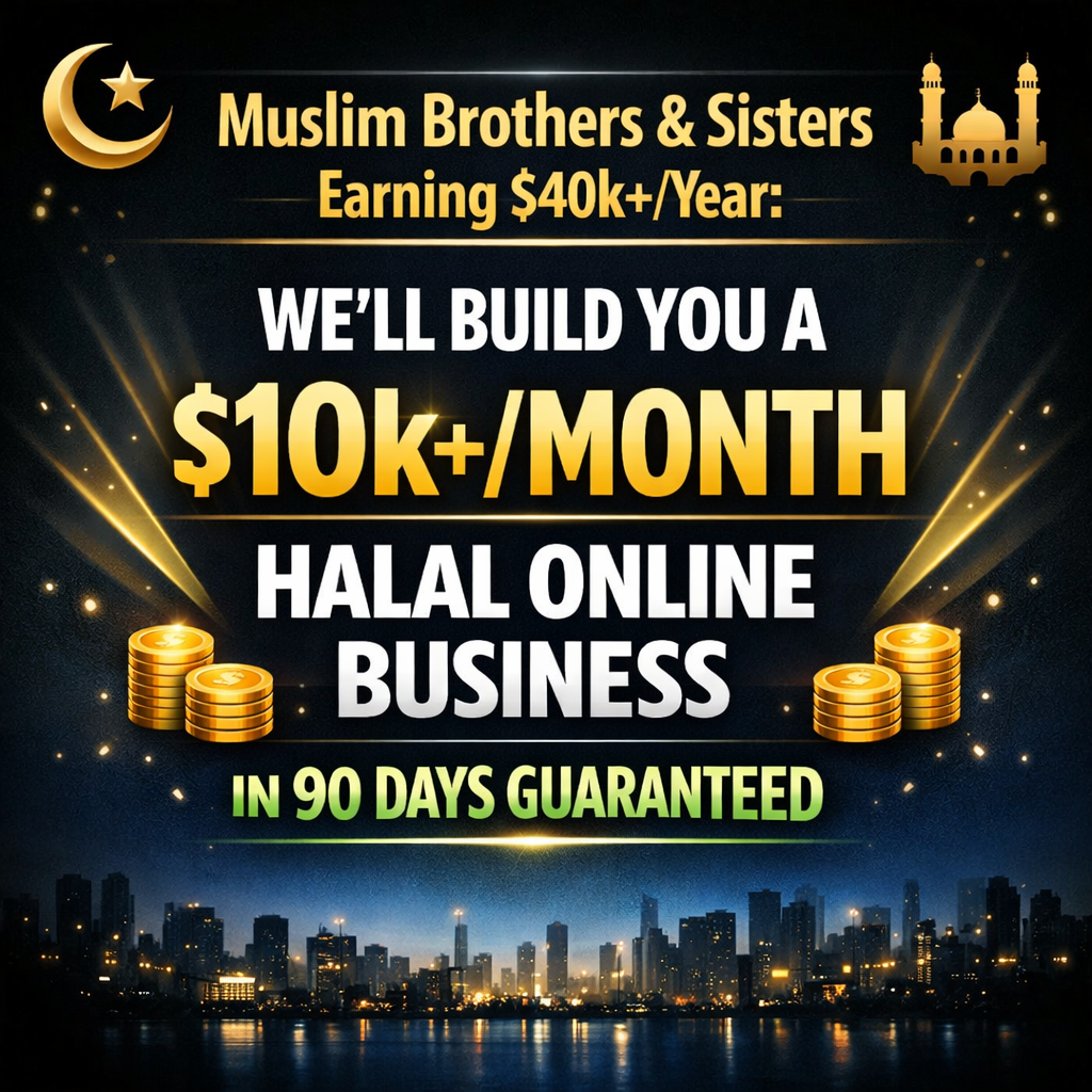 Seara Consulting Facebook ad: How To Build a 6-Figure Halal Business
