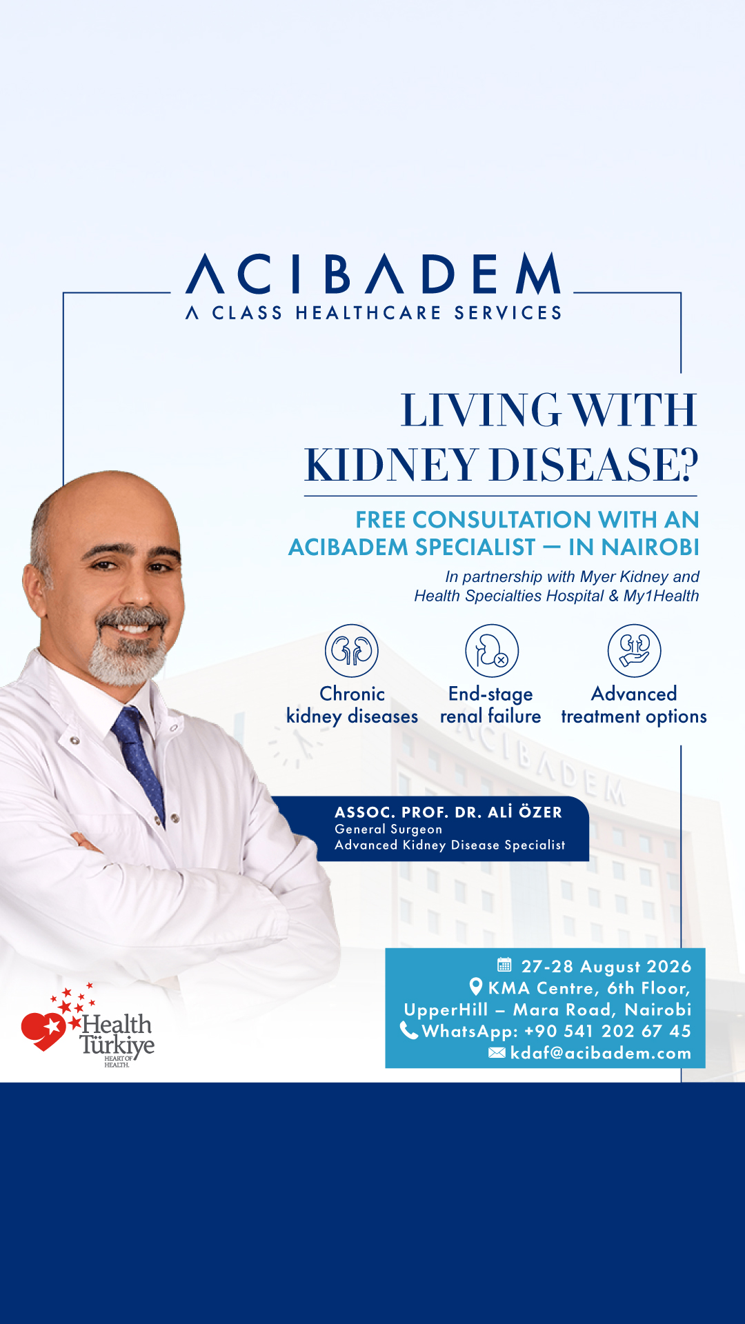 ACIBADEM Healthcare Services Facebook ad from Jul 10, 2026