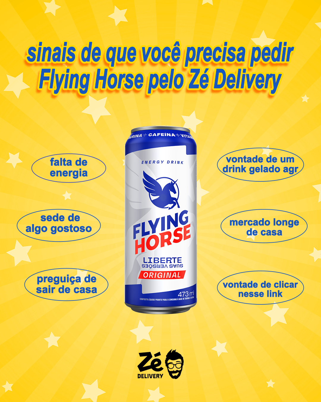 Flying Horse Energy Drink Facebook ad from Feb 2, 2026