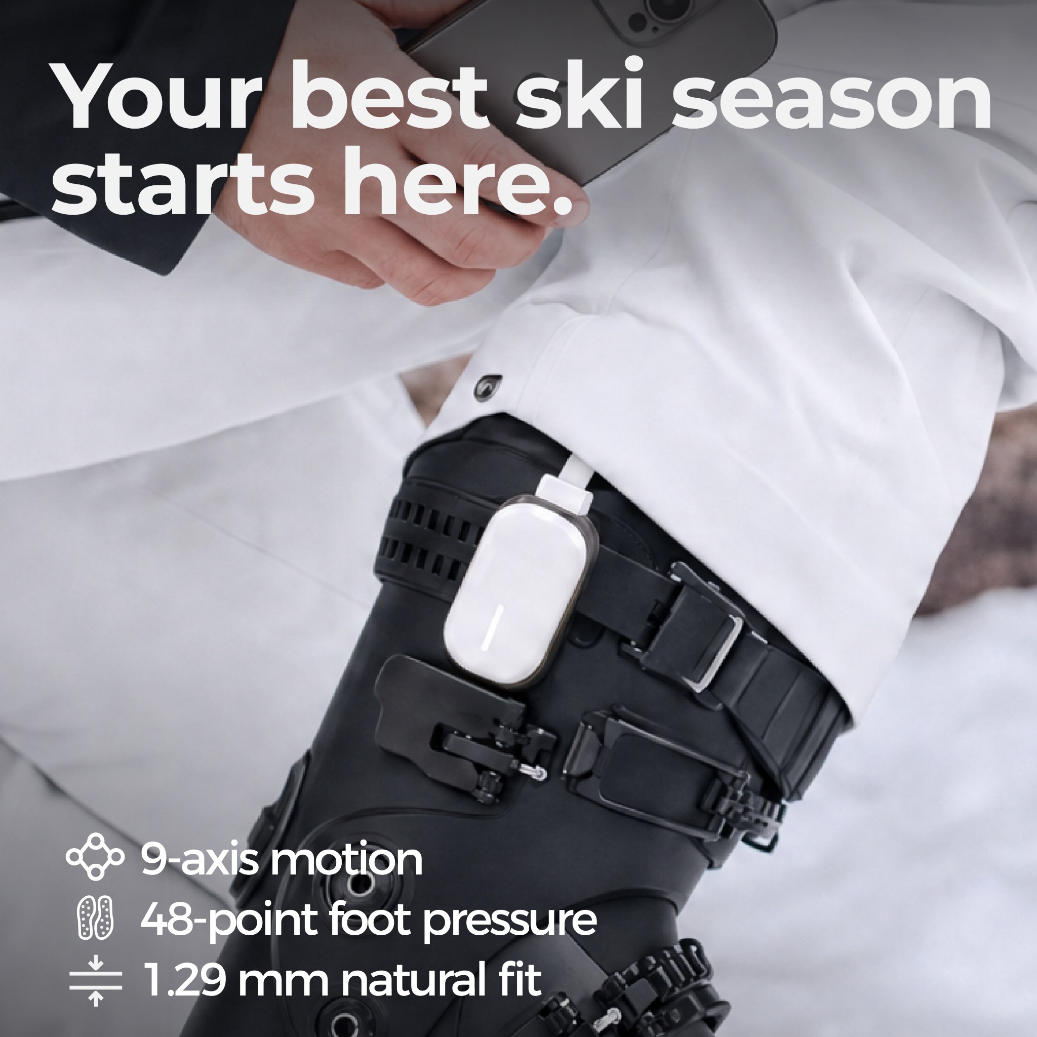 MagicFind Facebook ad: Ski easier from run one.
