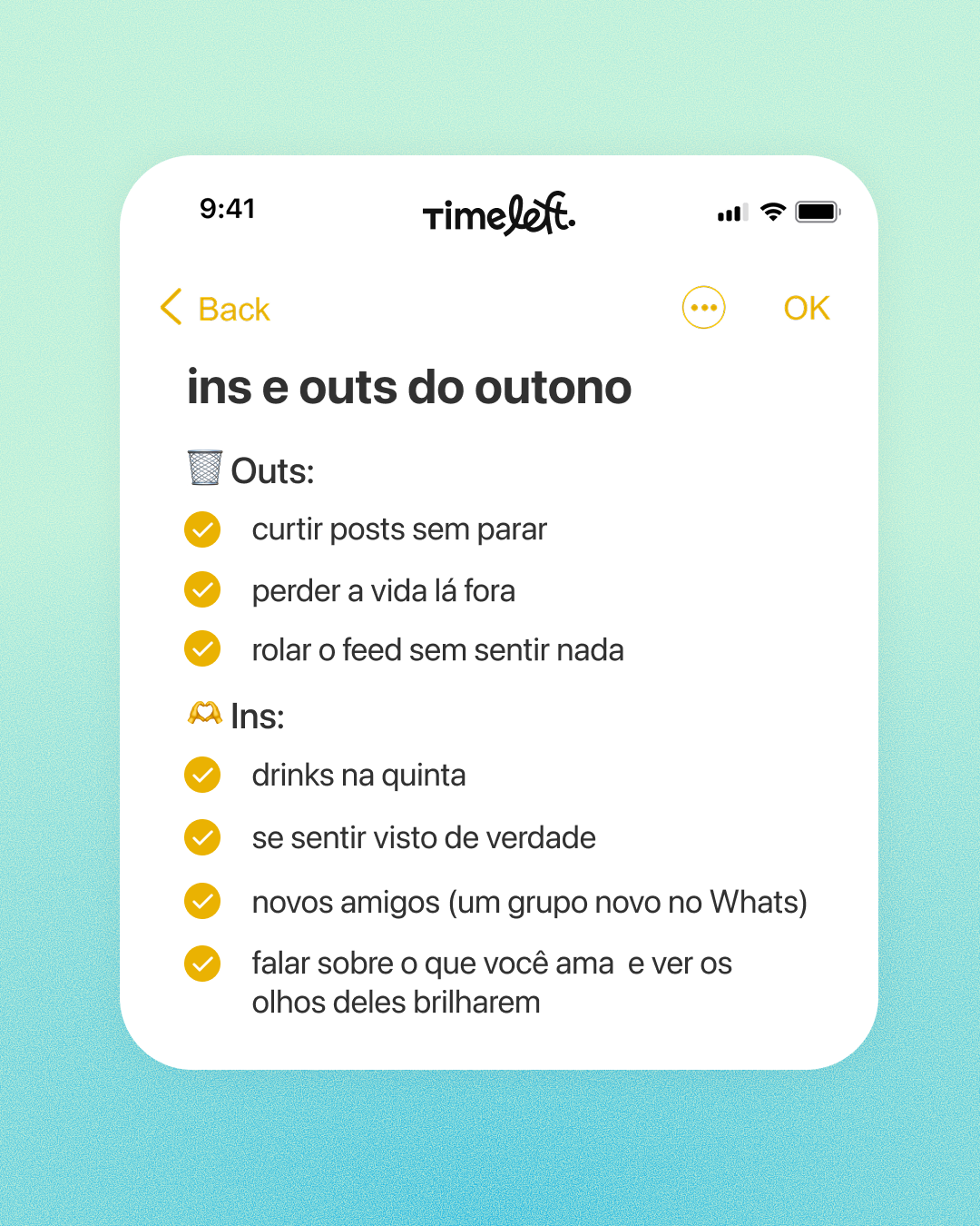 Timeleft Facebook ad