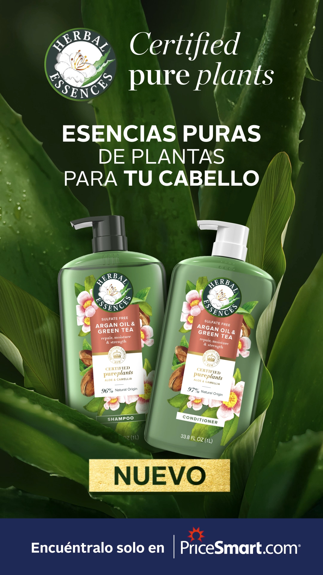 Herbal Essences Latinoamérica Facebook ad: Herbal Essences Shampoo with Argan Oil and Green Tea 1 L /…