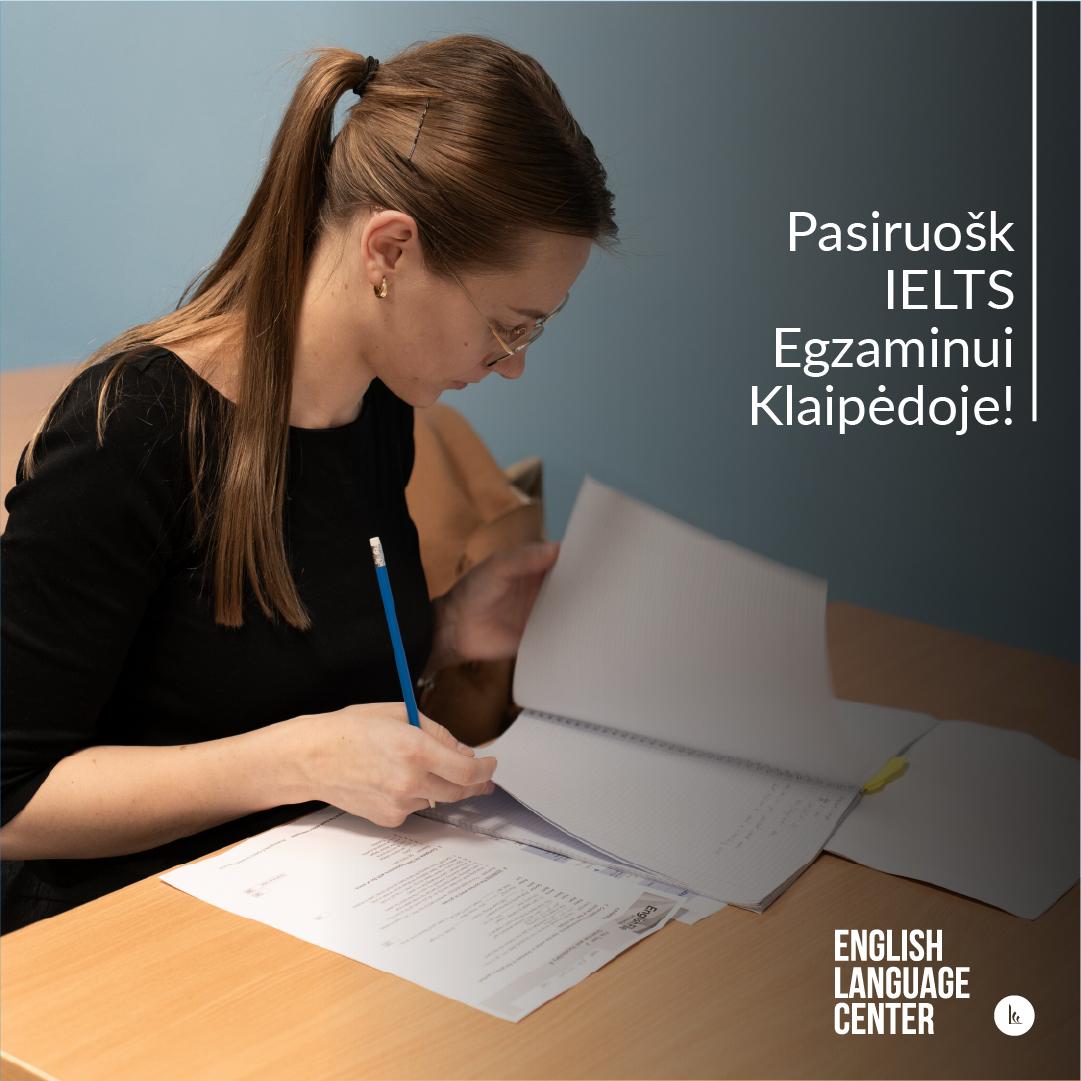 LCC International University Facebook ad: IELTS/TOEFL paruošiamieji kursai