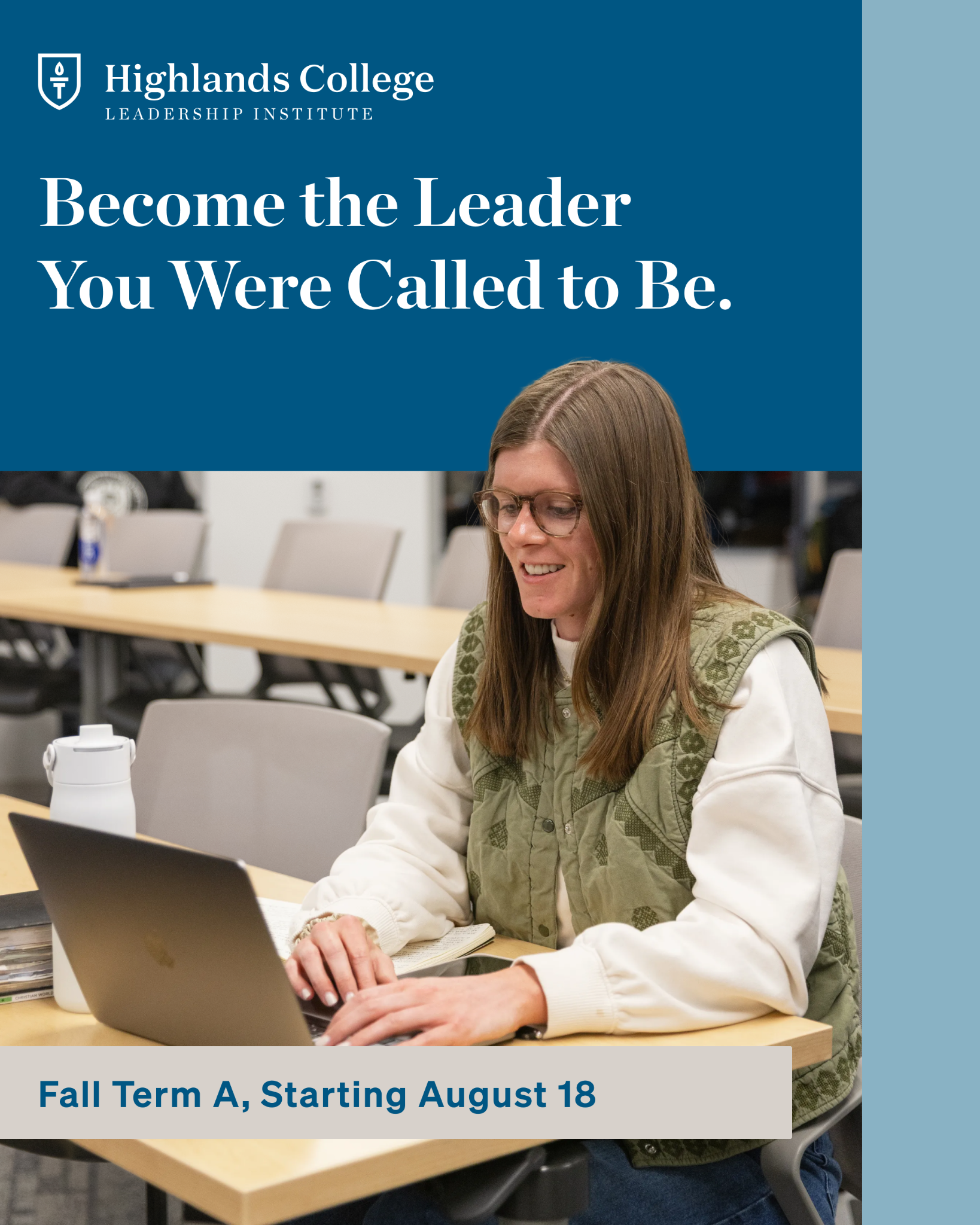 Highlands College Leadership Institute Facebook ad from Jul 1, 2026