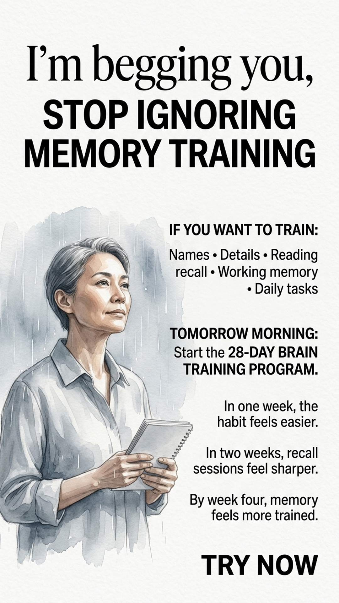 Impulse: Brain Training & Self-Discovery Facebook ad