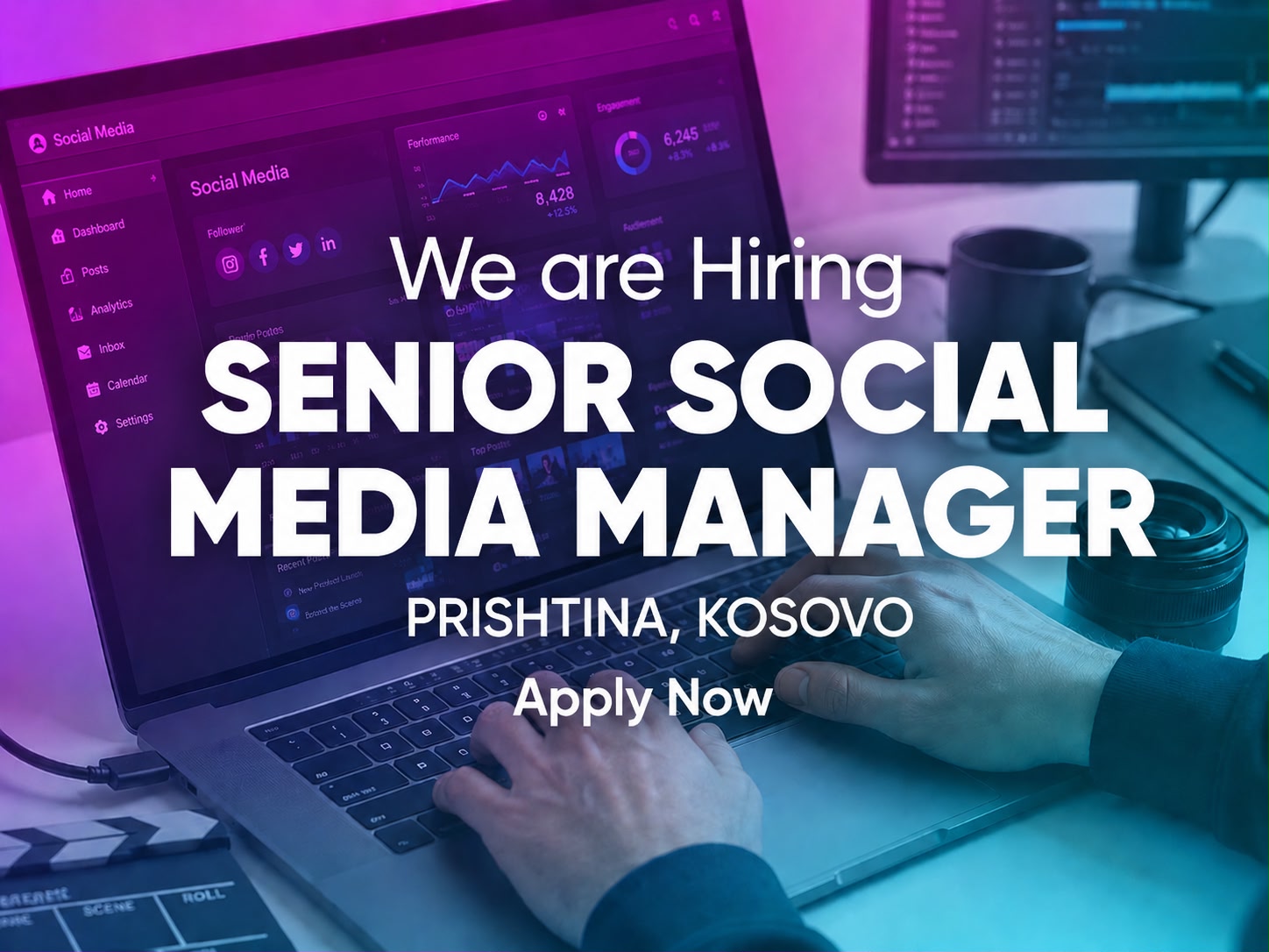MetDaan Media Facebook ad: Senior Social Media Manager - MetDaan