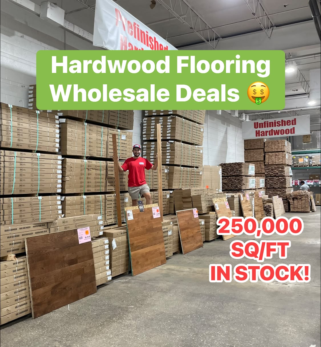 Show Flooring Facebook ad