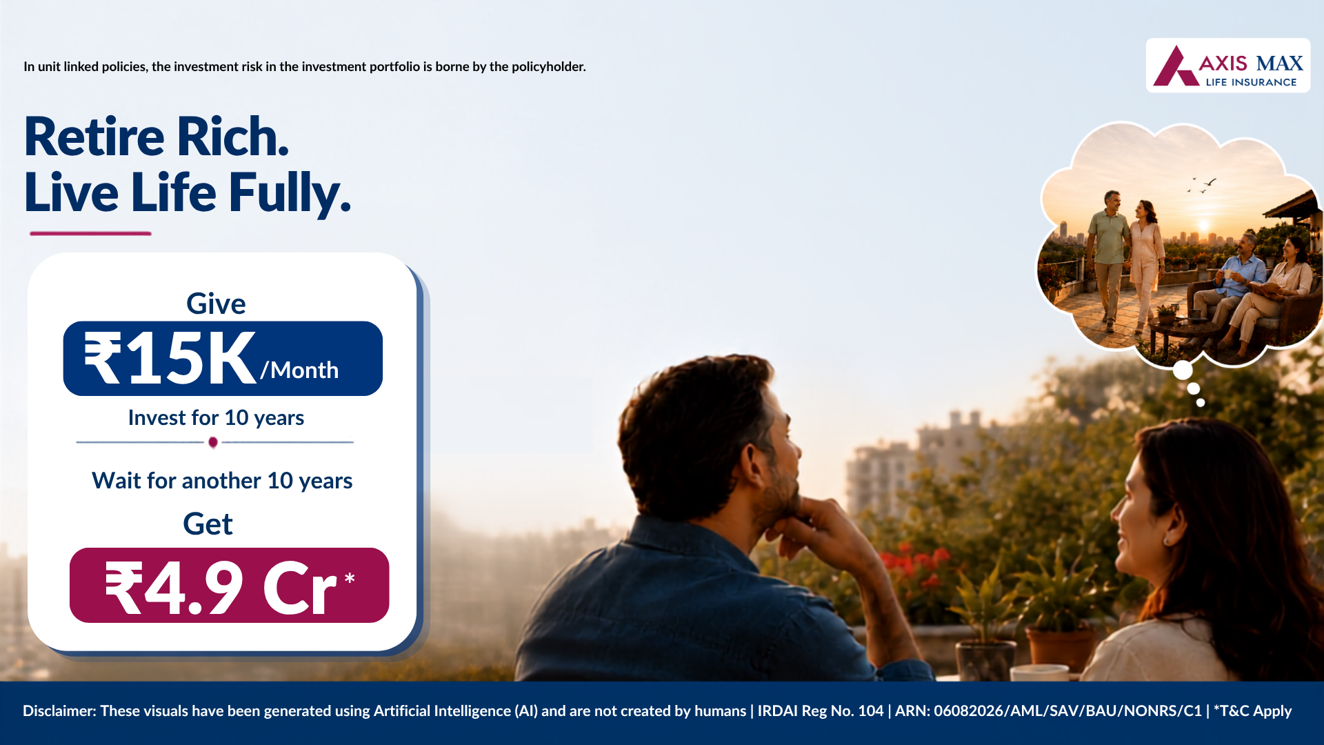 Axis Max Life Insurance Facebook ad