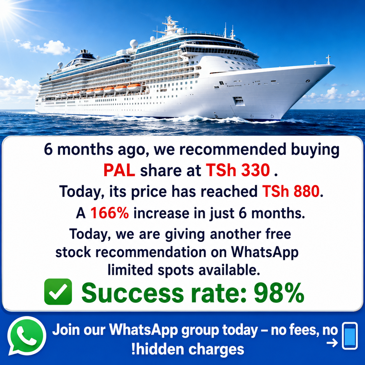 Znacko Destiny Grace Facebook ad: Jifunze jinsi soko la hisa linavyofuatiliwa Tanzania