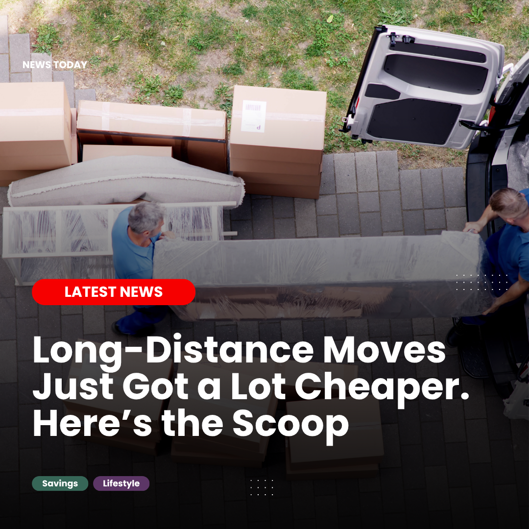 Coastal Moving Services Facebook ad: Long-distance moving just got a serious price cut.