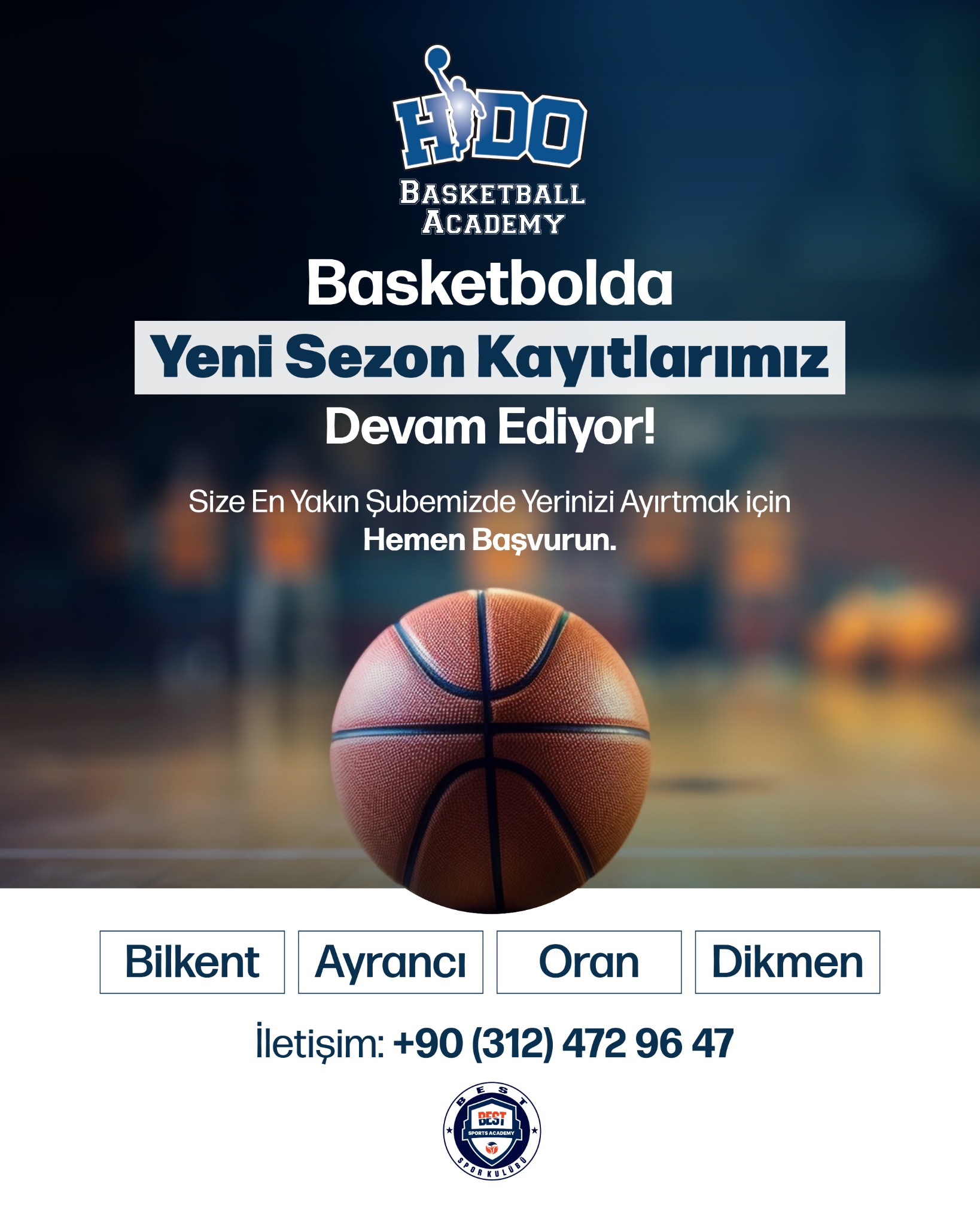 Hidayet Türkoğlu Basketbol Akademisi Facebook ad from Oct 1, 2025