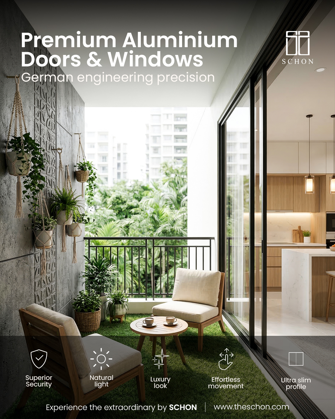 Schon Doorways Facebook ad from Apr 11, 2026