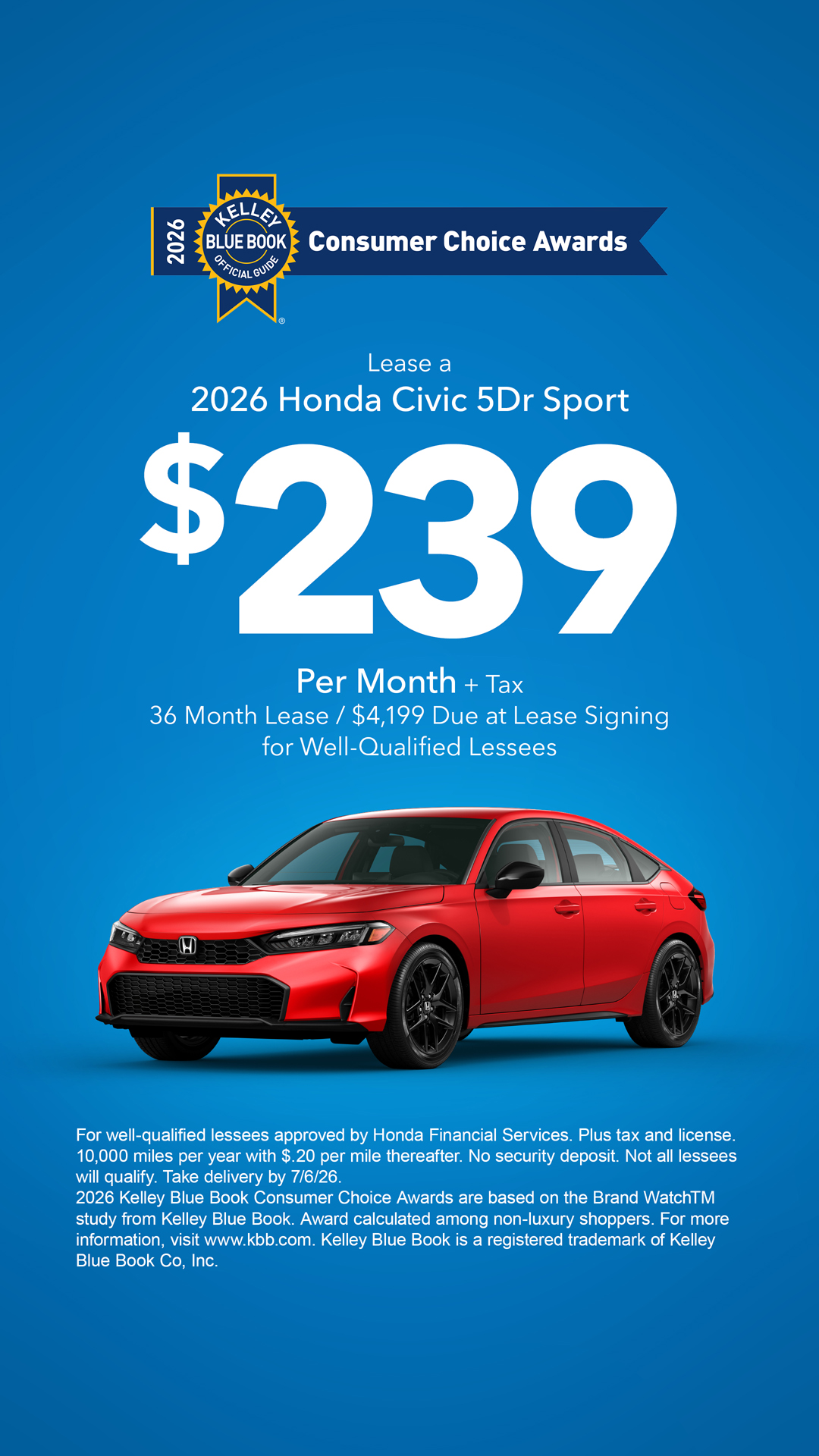 SoCal Honda Dealers Facebook ad