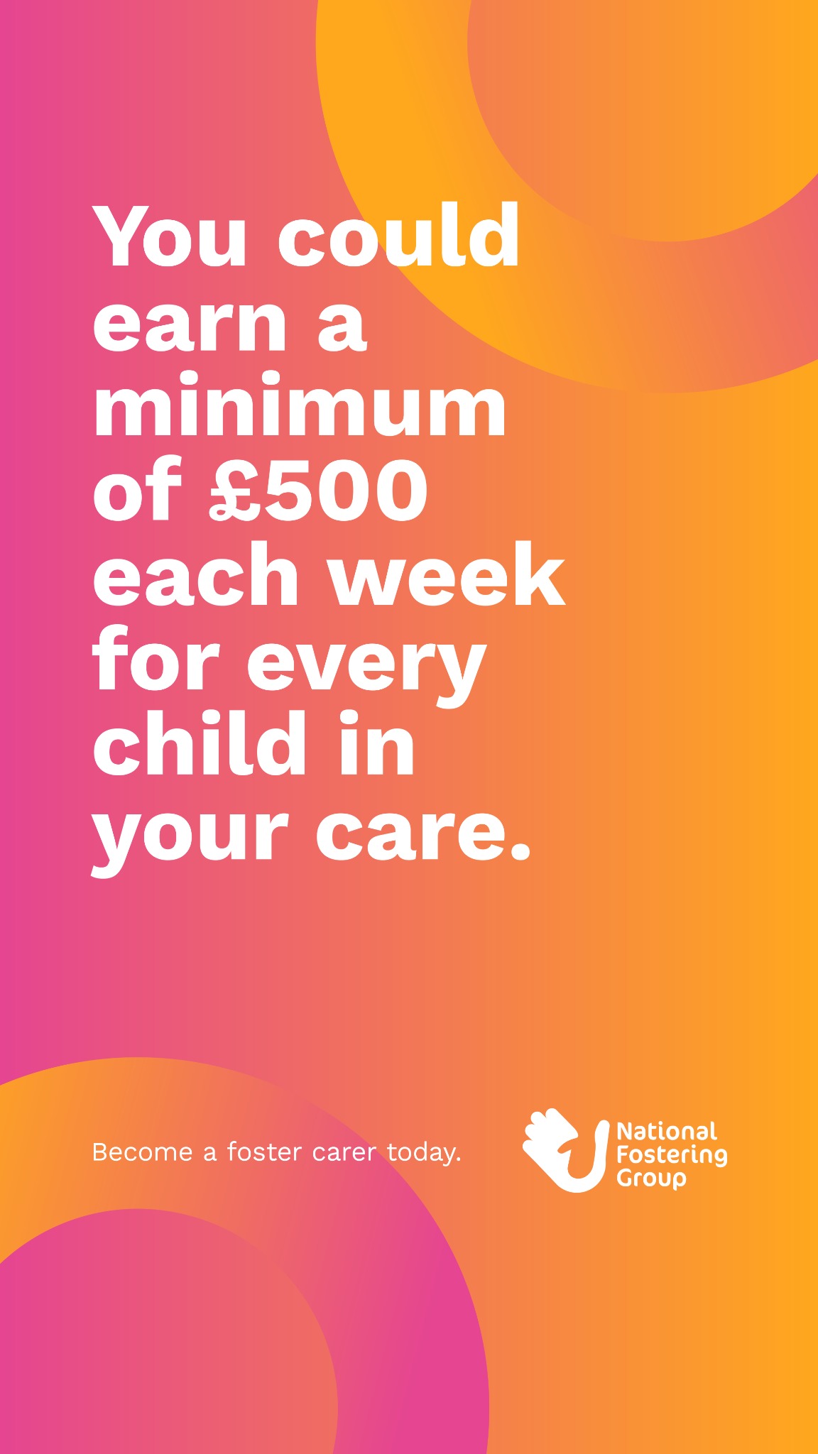National Fostering Group Facebook ad