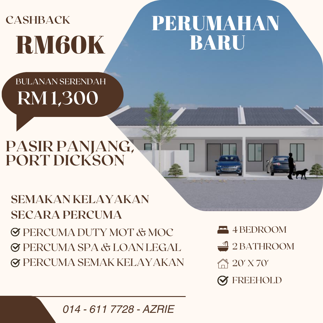 Rumah Murah PD Facebook ad: Rumah Murah Port Dickson, Negeri Sembilan