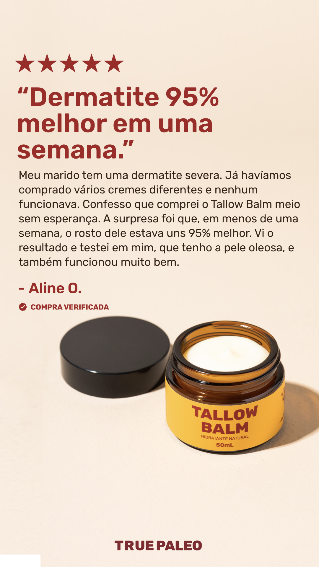 True Paleo Facebook ad: Tallow Balm