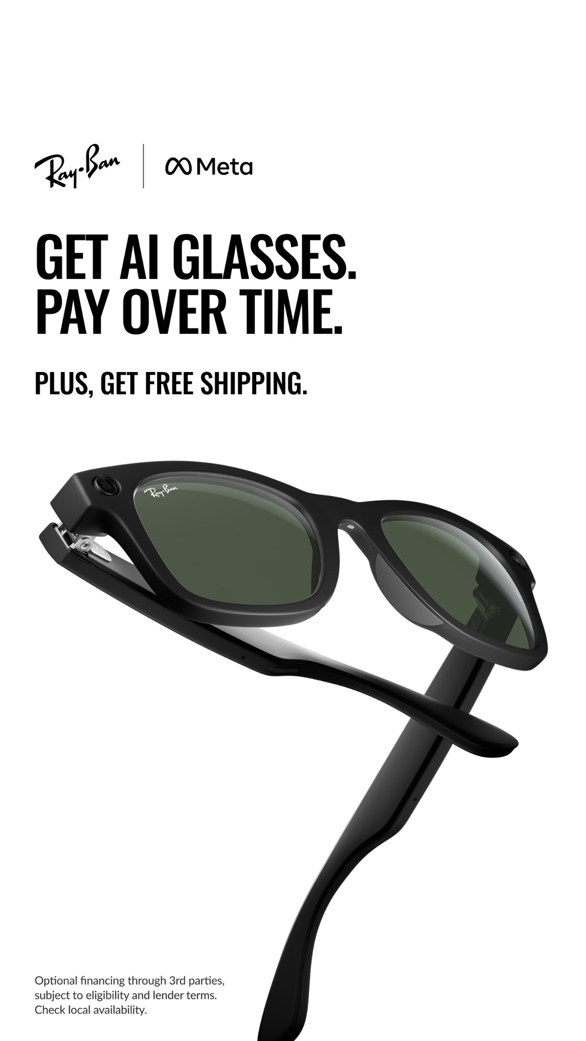 Ray-Ban Meta Facebook ad