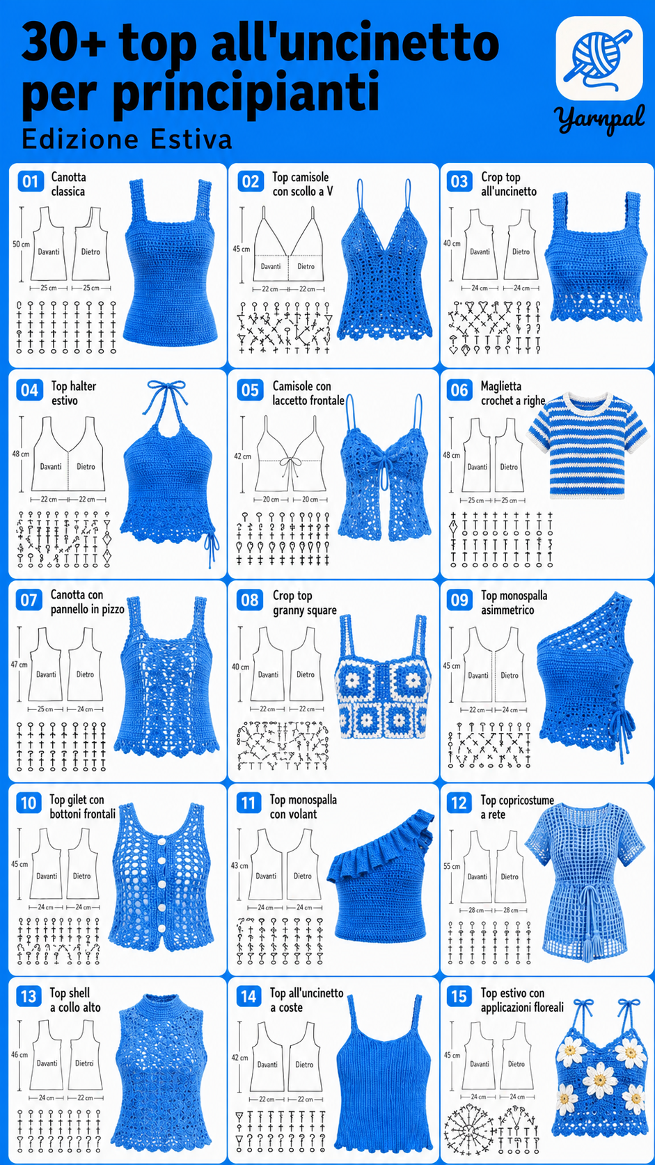 YarnPal - Crochet for Beginners Facebook ad: Crochet in minutes, not months