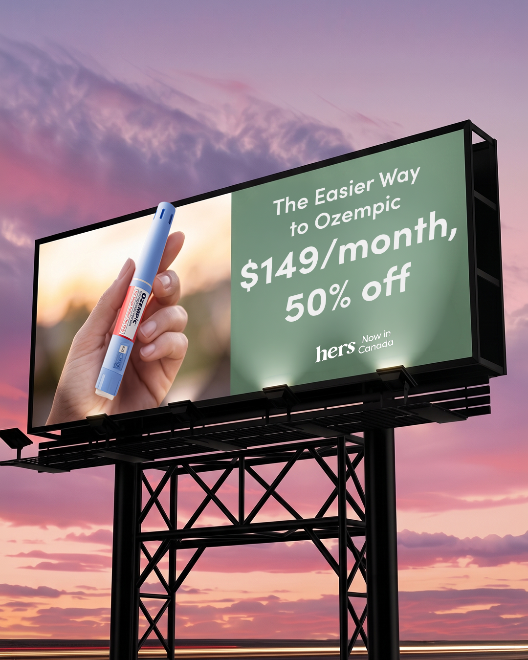 Hers Facebook ad