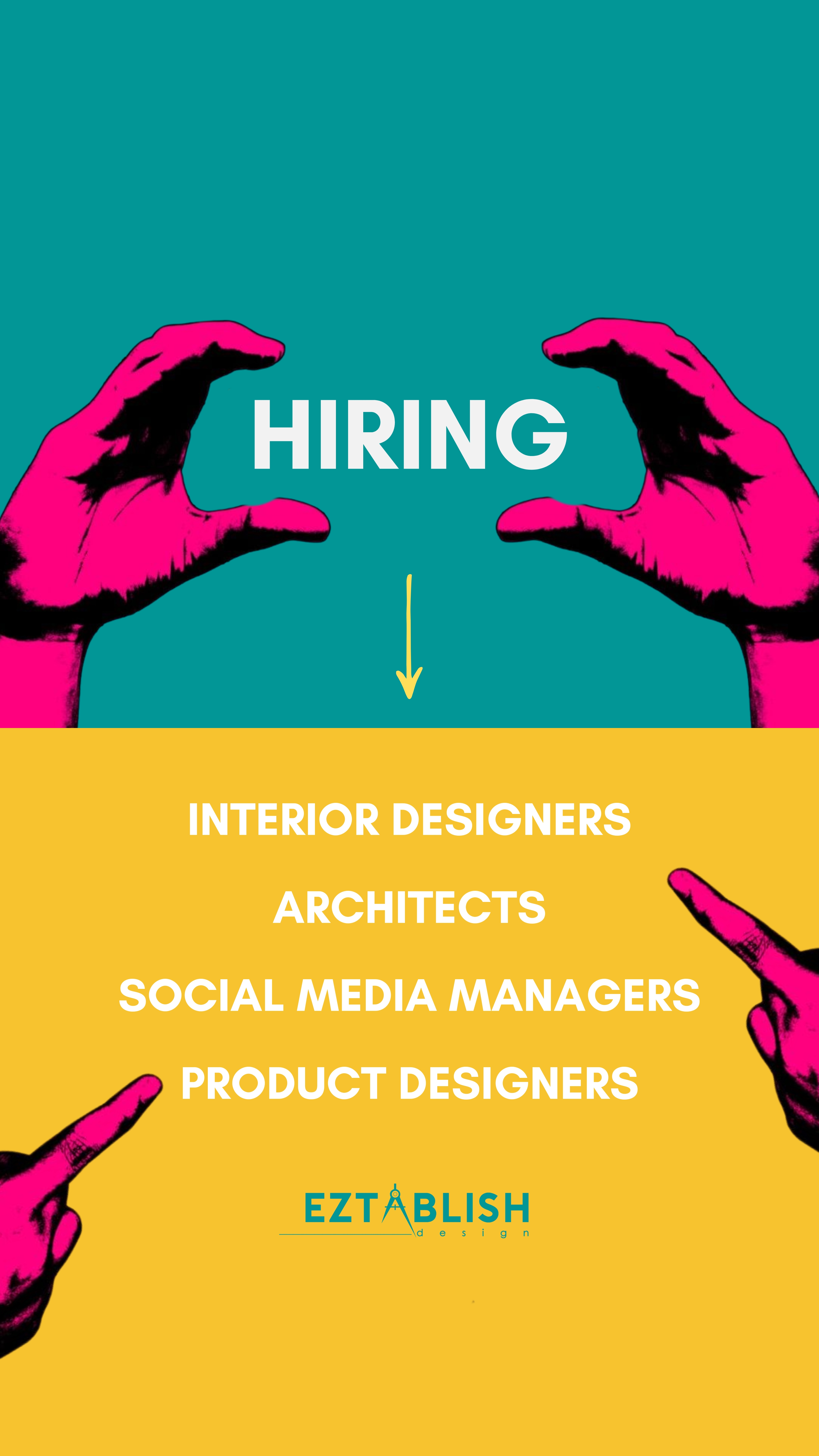 Eztablish Design Facebook ad: Job Opportunities