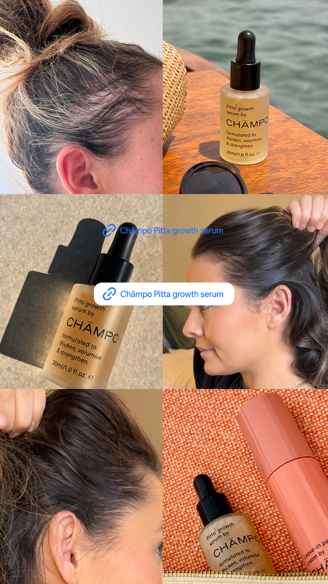 Chāmpo Haircare Facebook ad