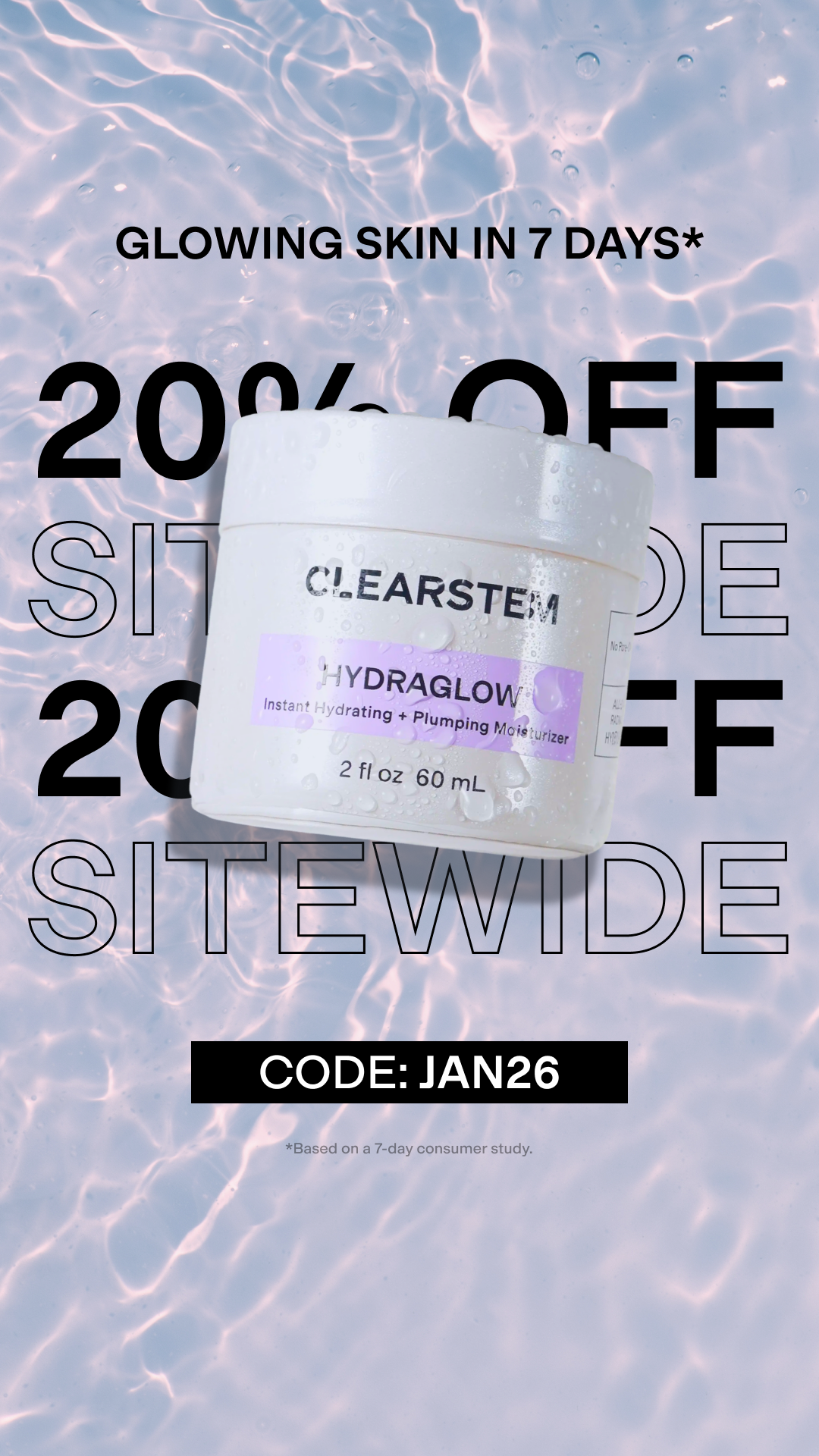 CLEARSTEM Skincare Facebook ad