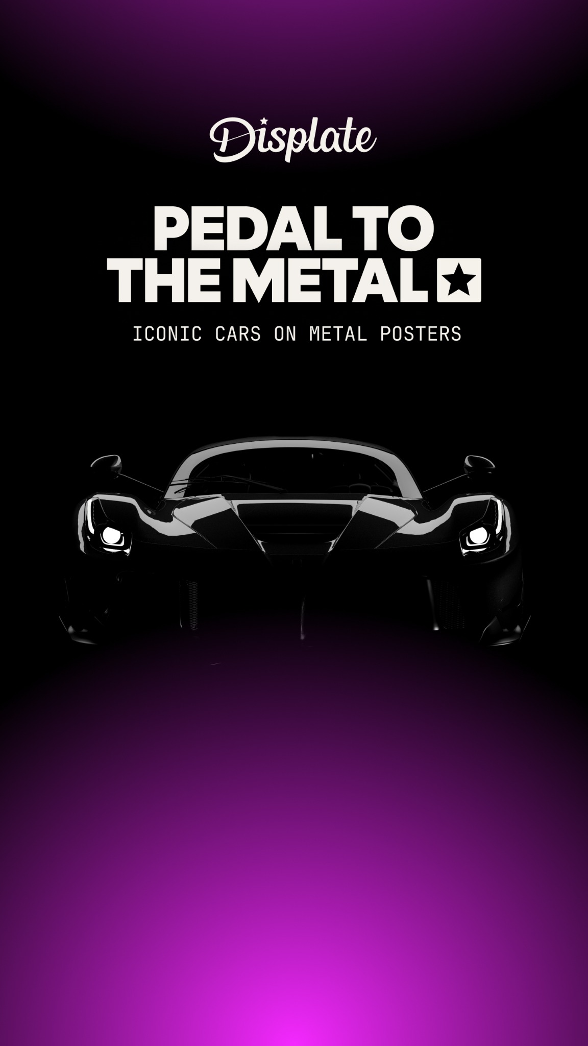 Displate Facebook ad