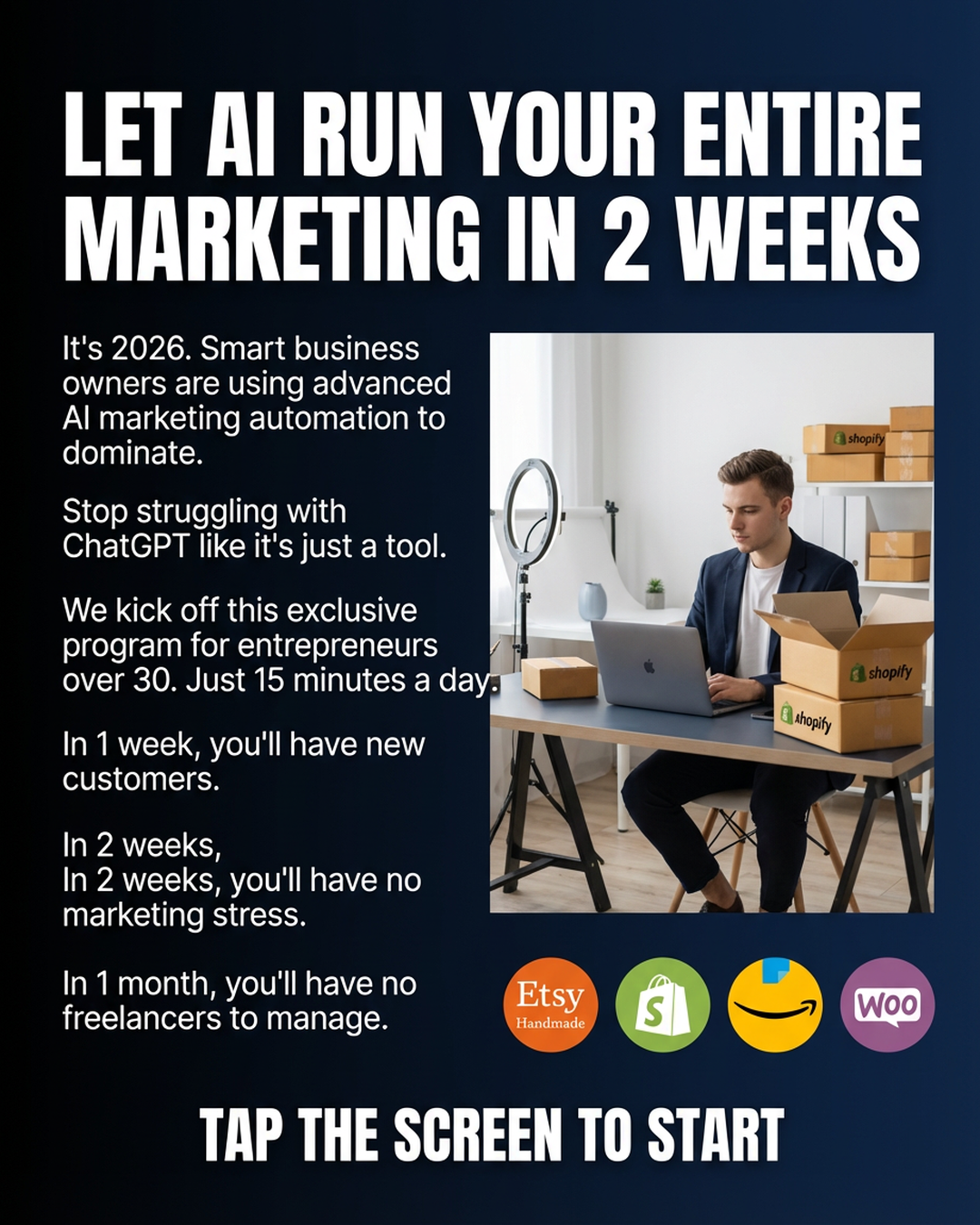 Practical AI Facebook ad
