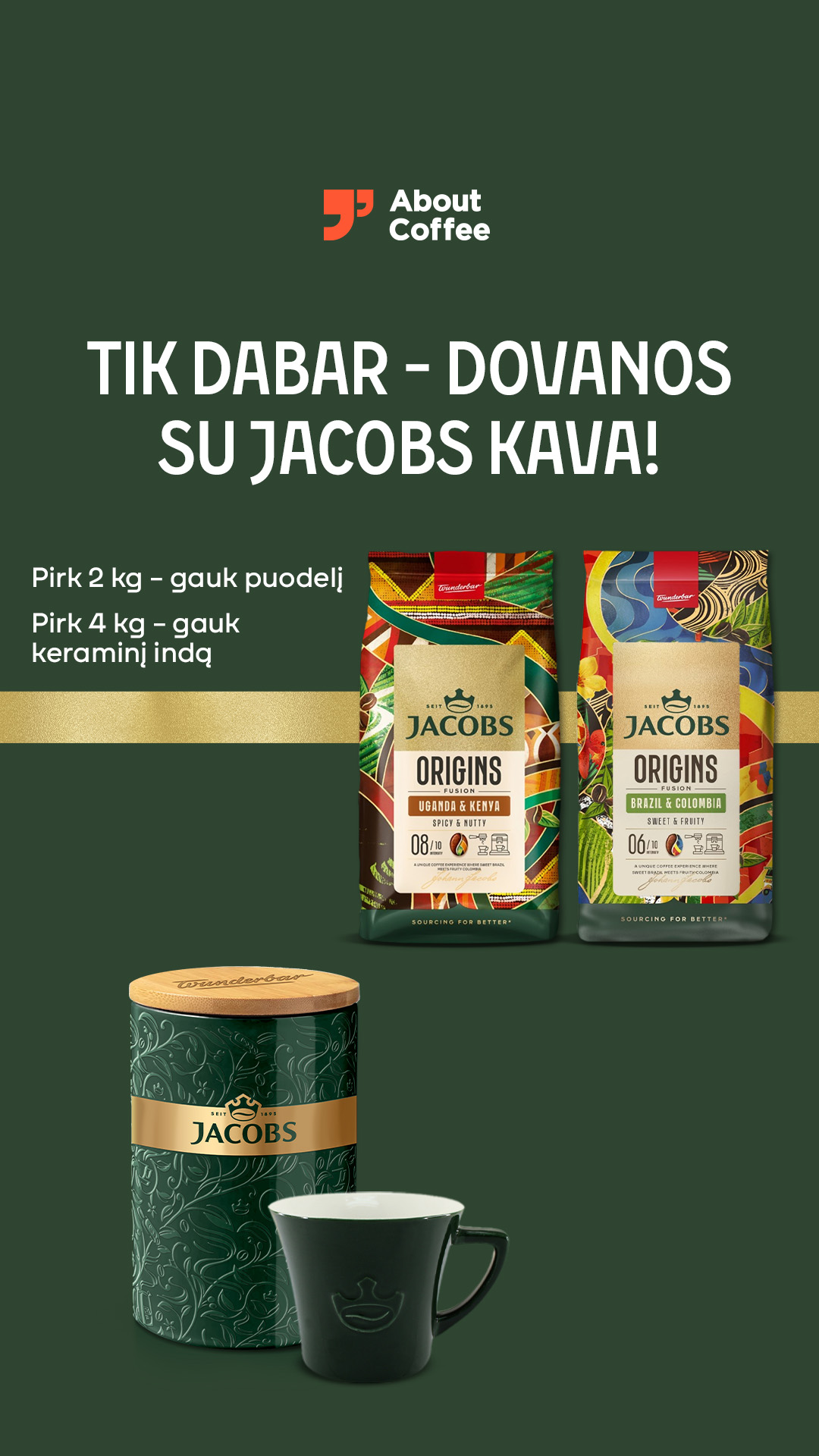 About Coffee Facebook ad