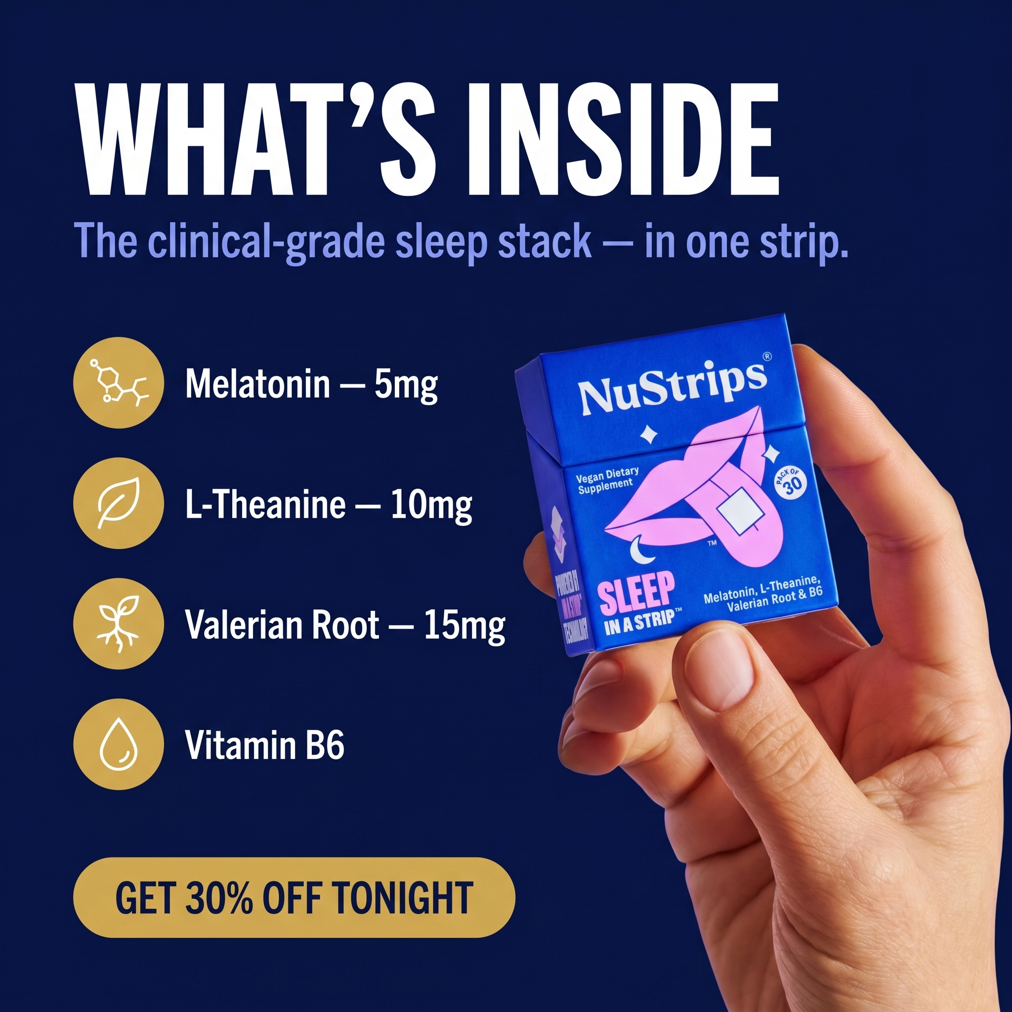 NuStrips Facebook ad
